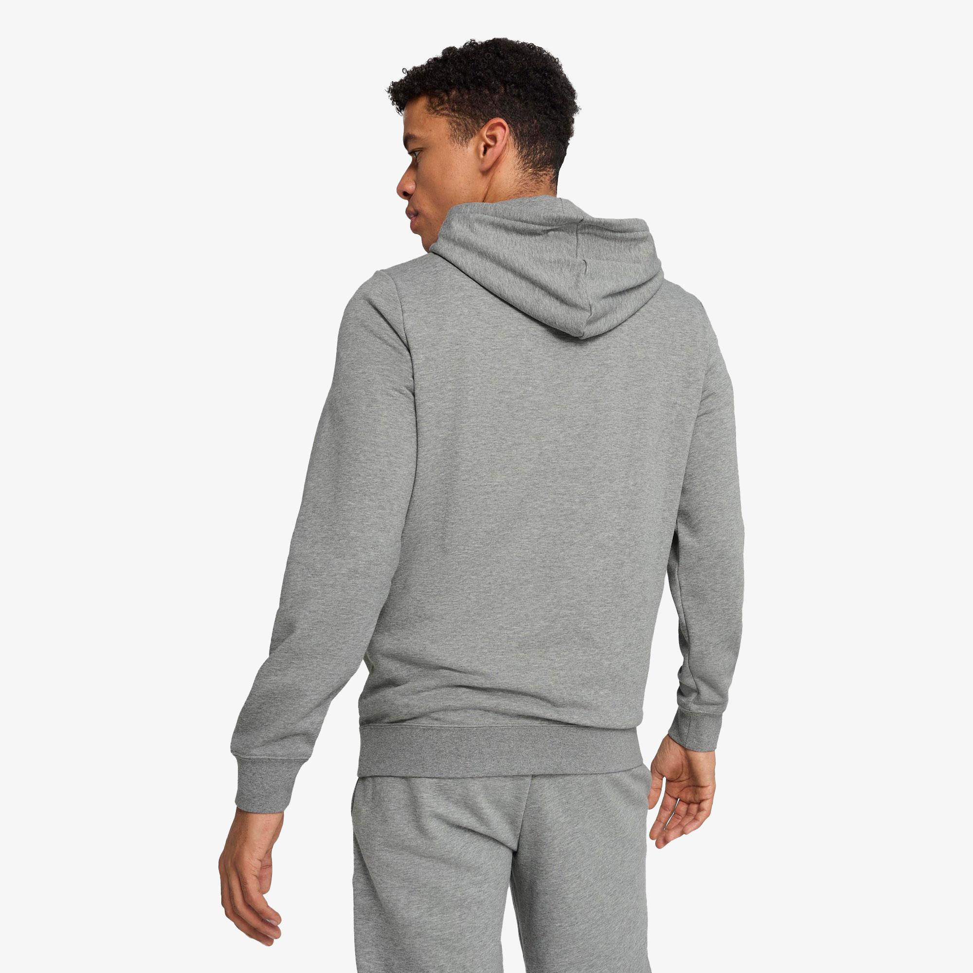 Puma Essential No. 1 Logo Erkek Gri Sweatshirt