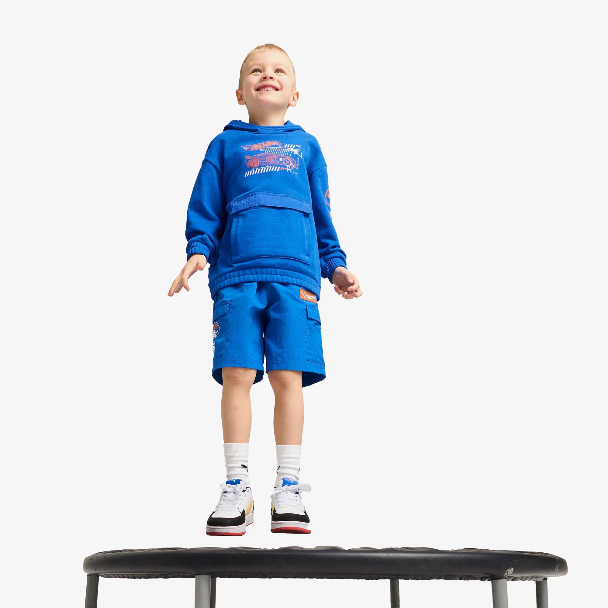 Puma X Hot Wheels Çocuk Lacivert Şort