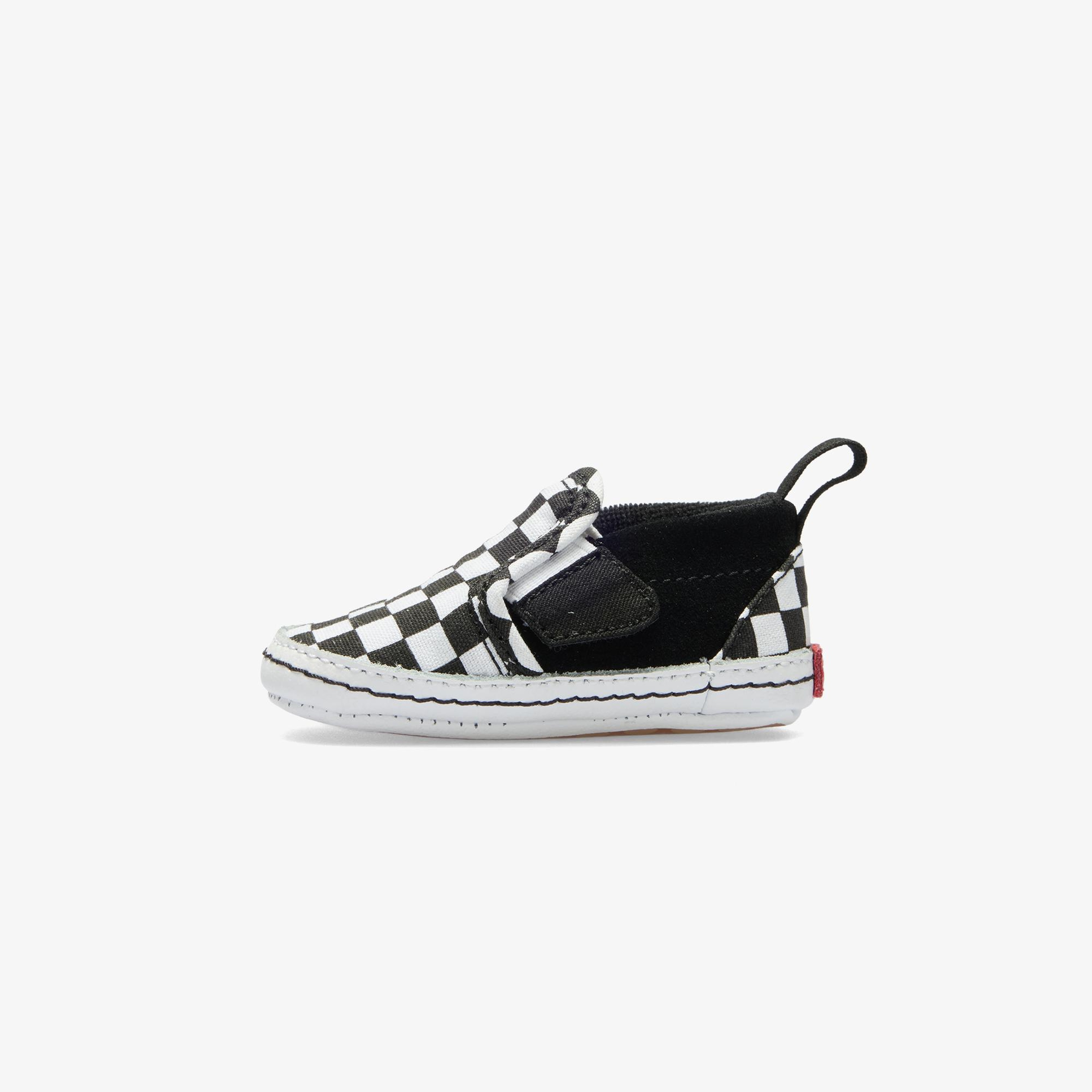 Vans Checker Slip On Bebek Siyah Sneaker