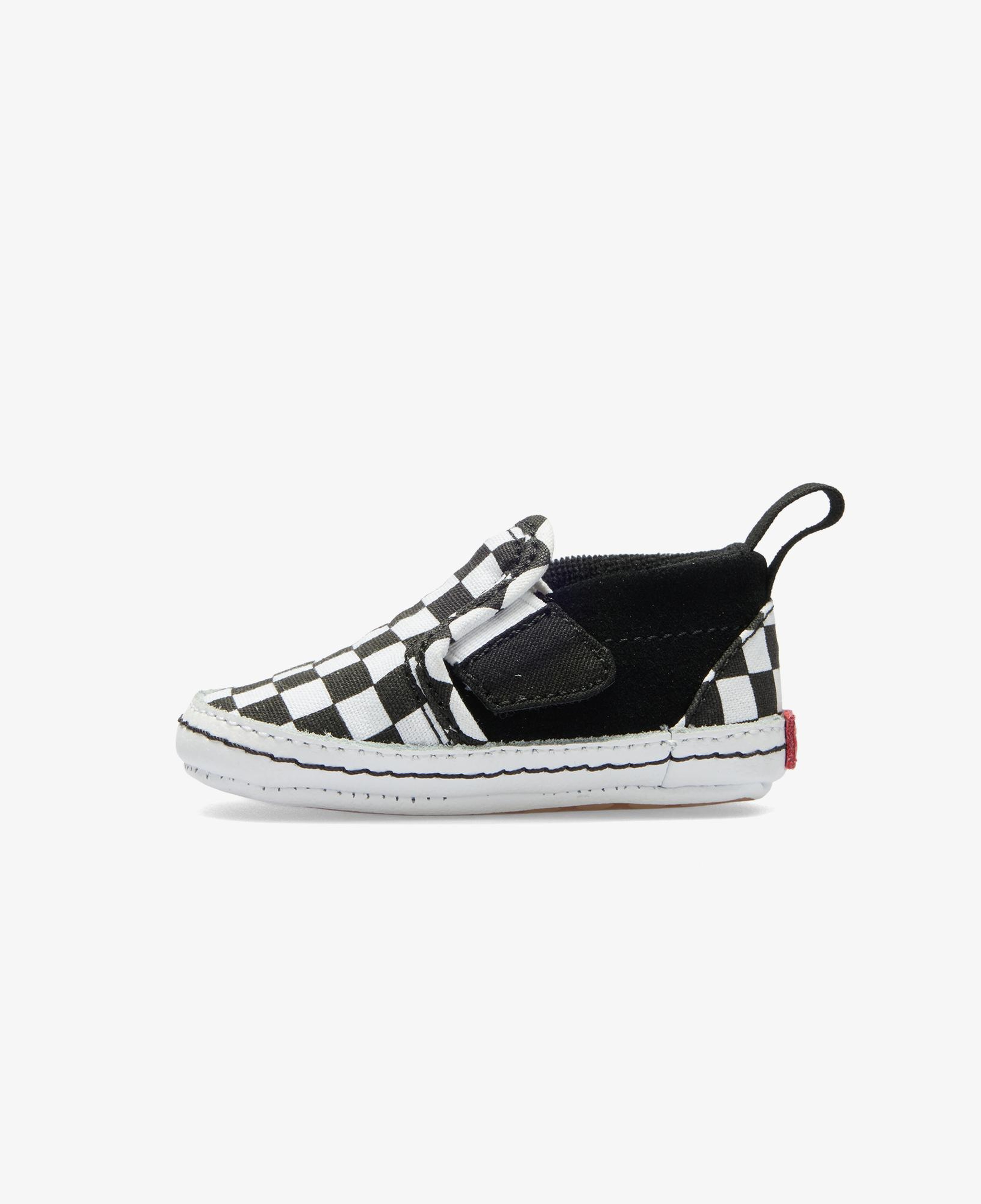 Vans Checker Slip On Bebek Siyah Sneaker