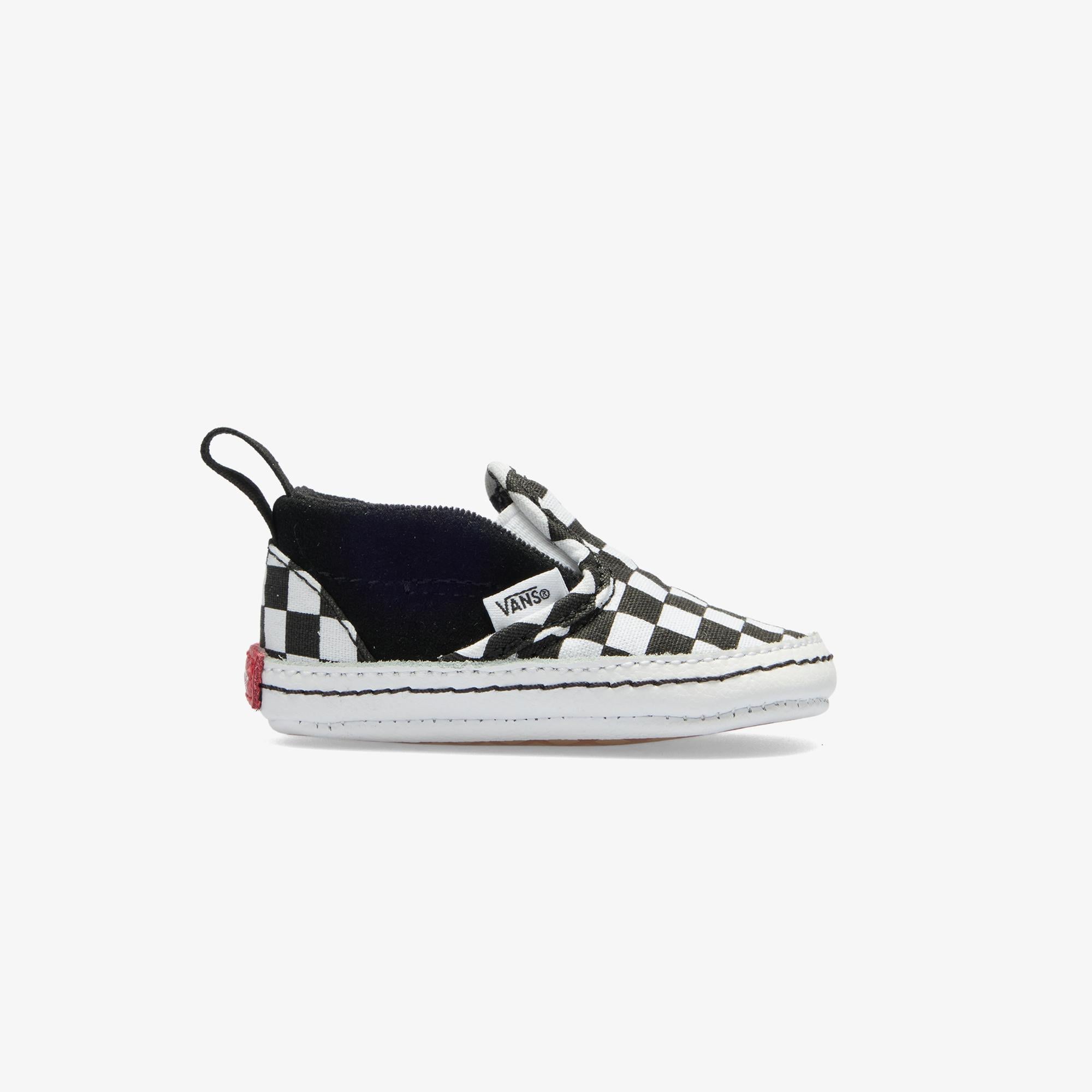 Vans Checker Slip On Bebek Siyah Sneaker