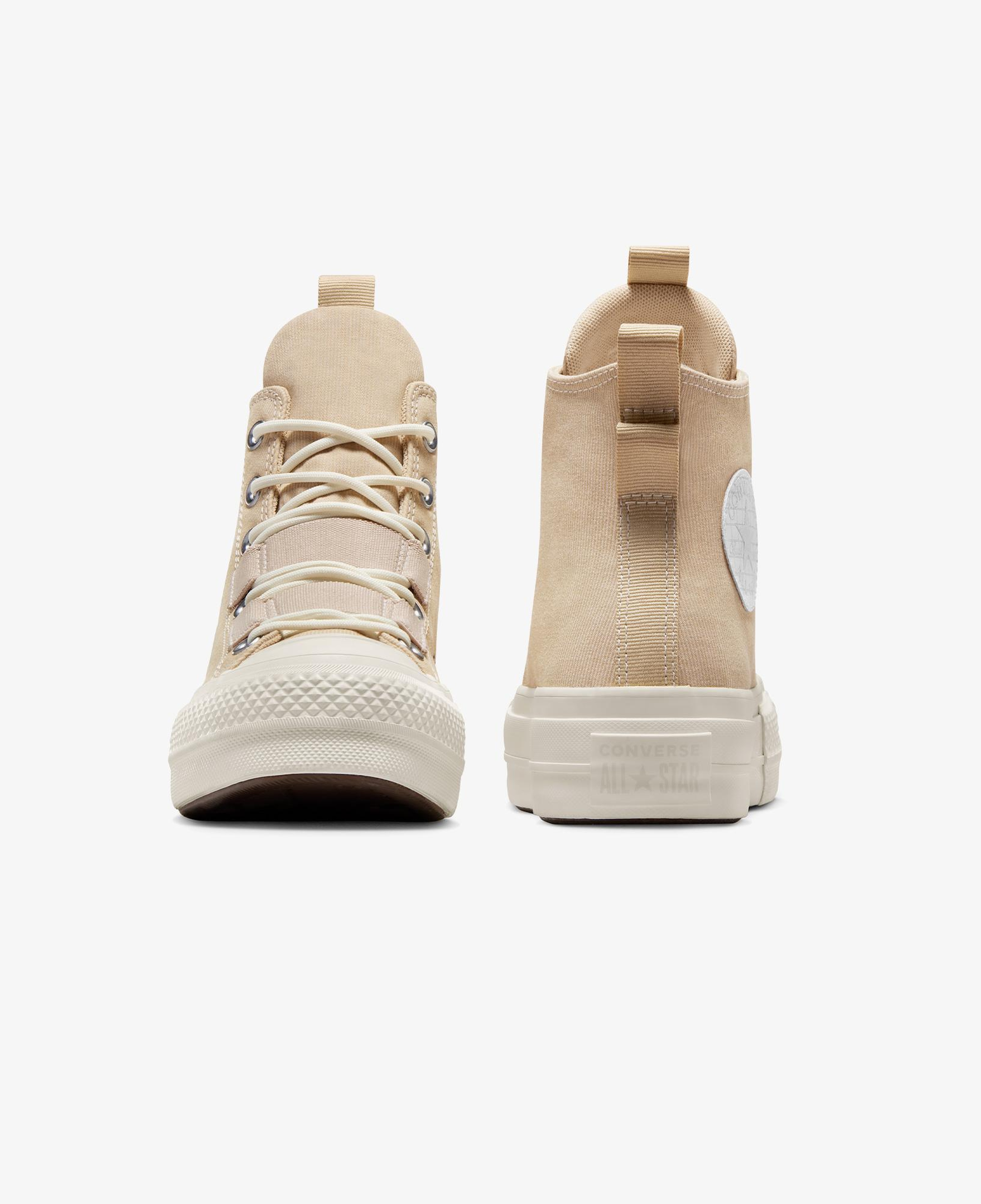 Converse Chuck Taylor All Star Lift Platform Kadın Bej Sneaker