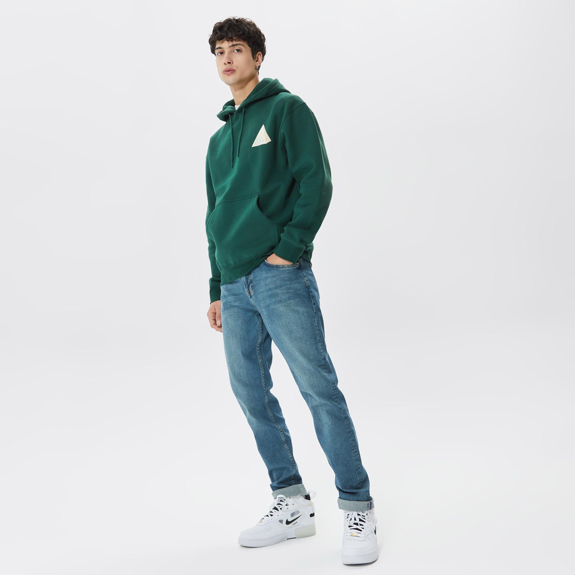 Huf Discover Nature Erkek Yeşil Hoodie