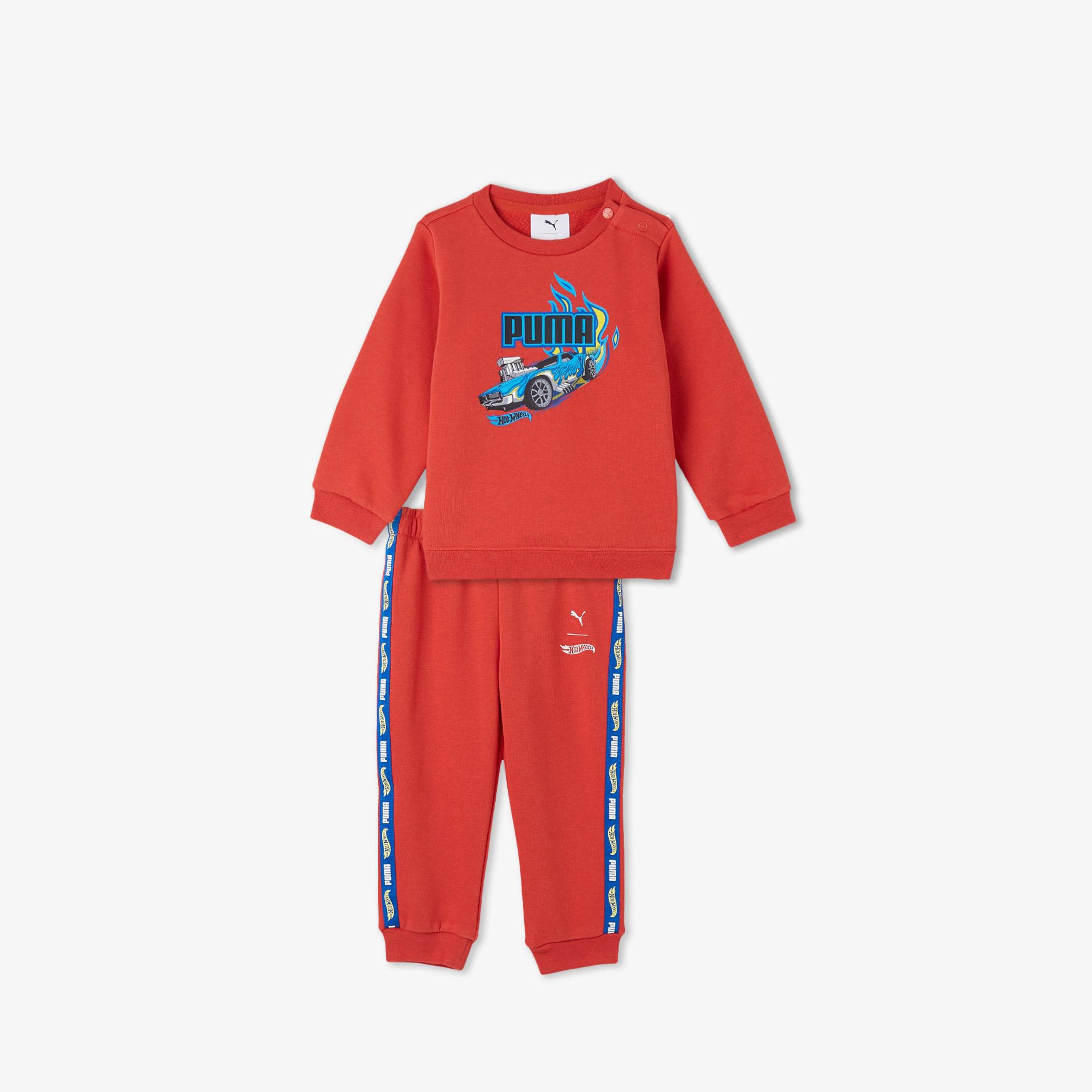 Puma X Hot Wheels Bebek Kırmızı Eşofman Takımı