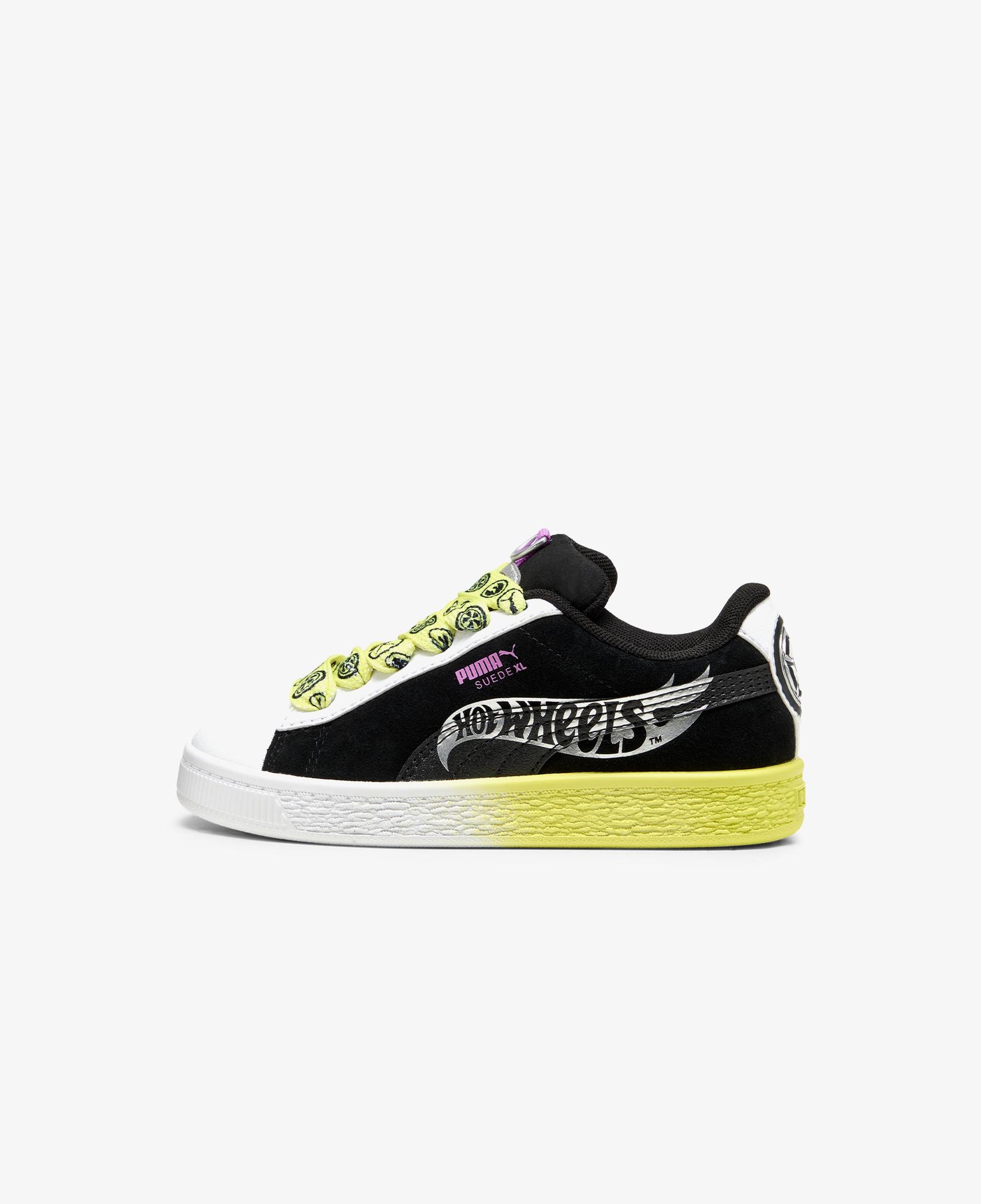 Puma X Hot Wheels Suede XL Çocuk Sarı/Siyah Spor Ayakkabı