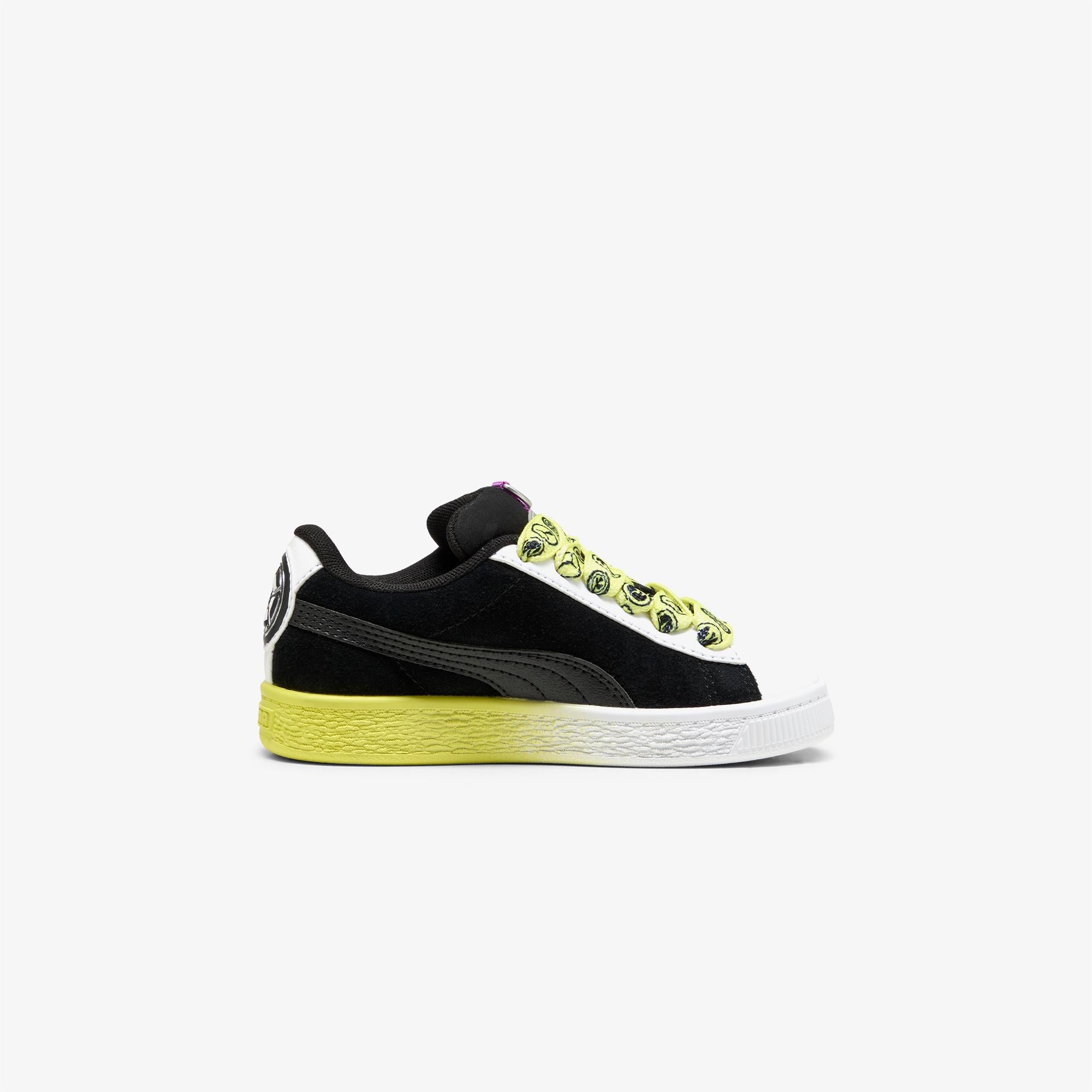 Puma X Hot Wheels Suede XL Çocuk Sarı/Siyah Spor Ayakkabı