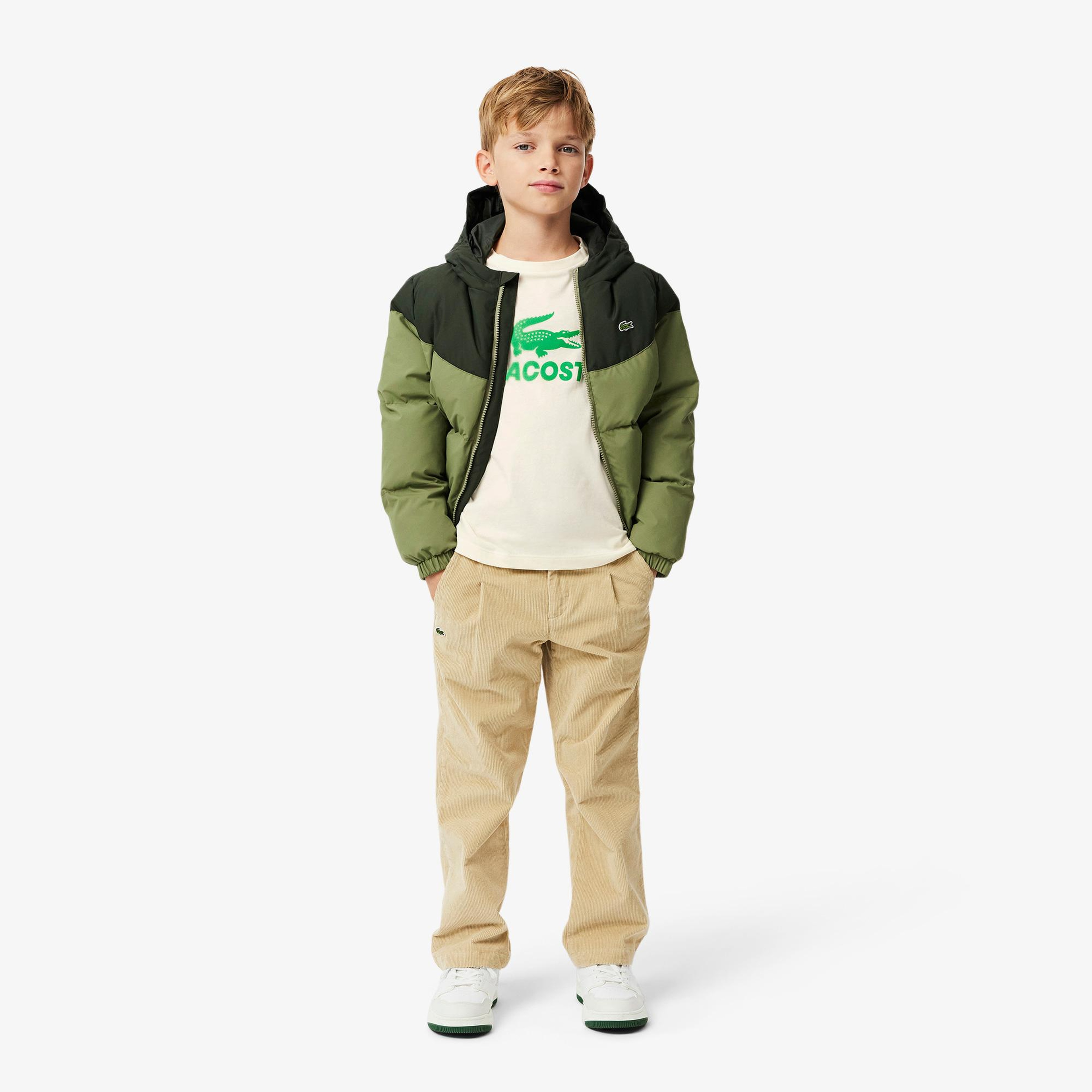 Erkek Çocuk Baskılı Bej T-Shirt