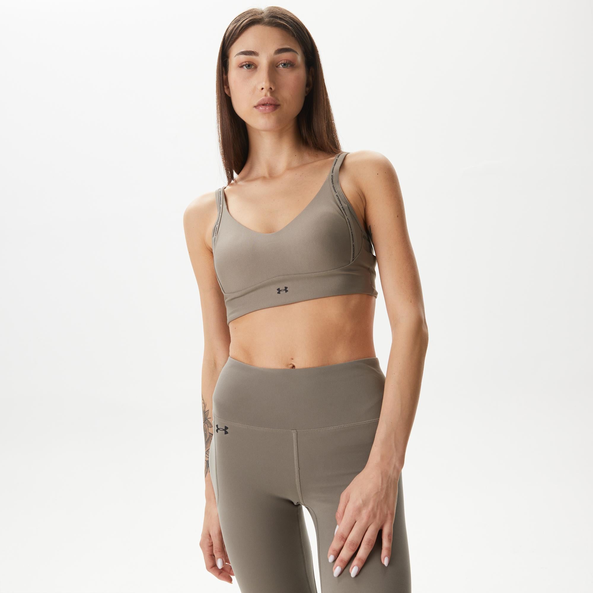 Under Armour Infinity Low 2.0 Strap Kadın Kahverengi Bra