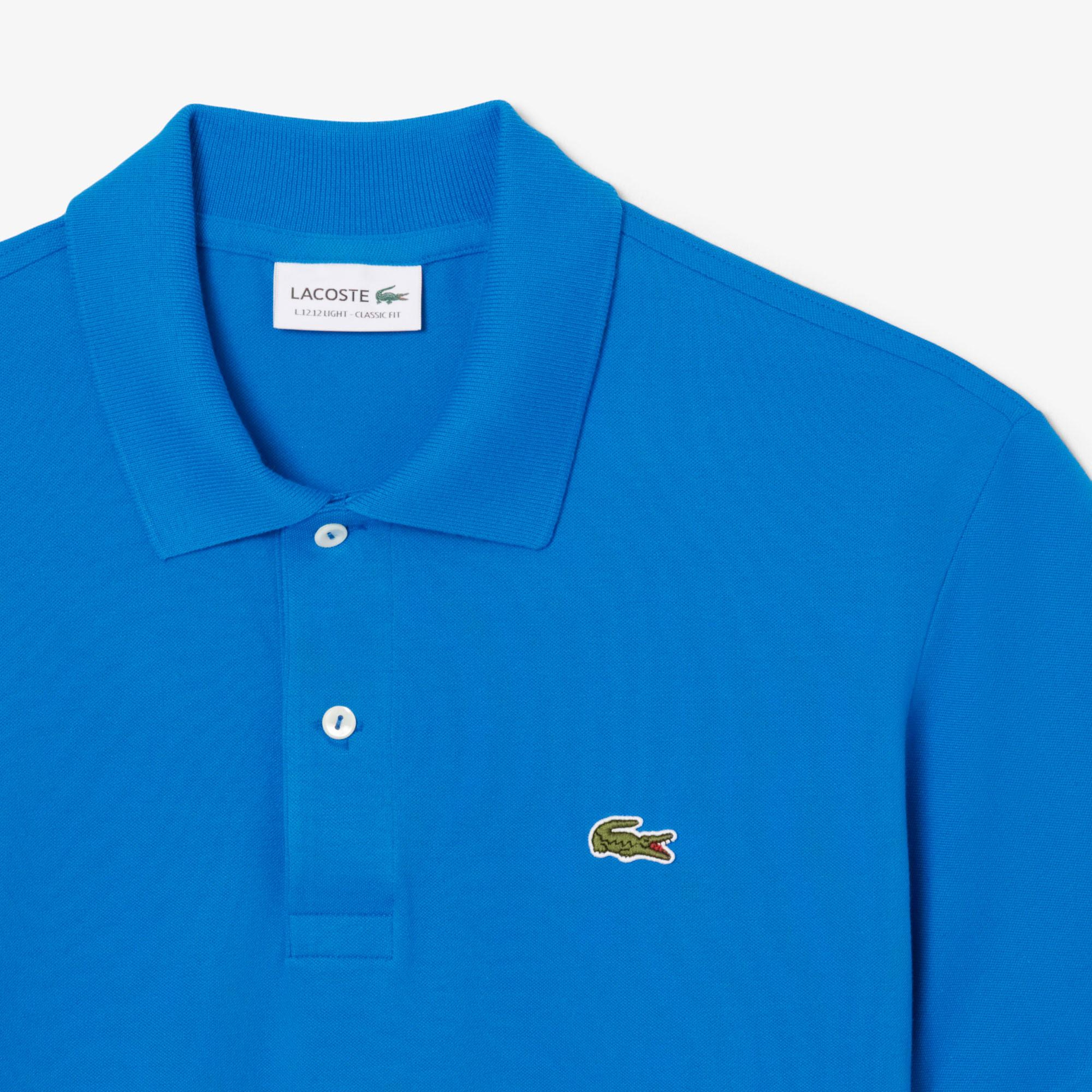 L.12.12 Light Erkek Classic Fit Mavi Polo
