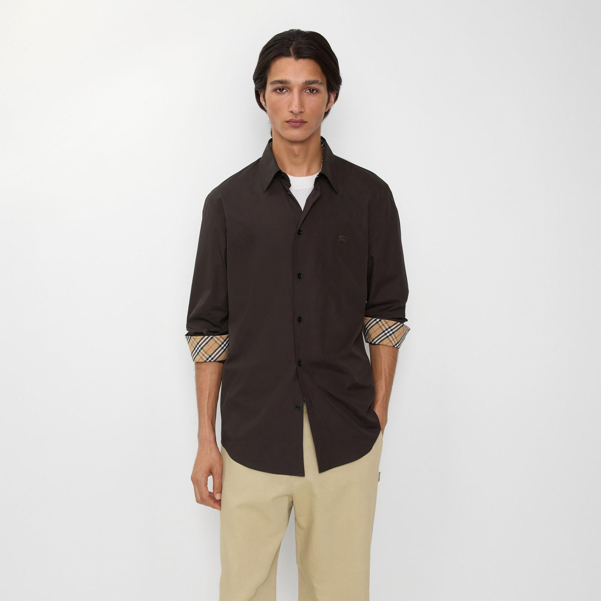 Burberry Sam Erkek Kahverengi Gömlek