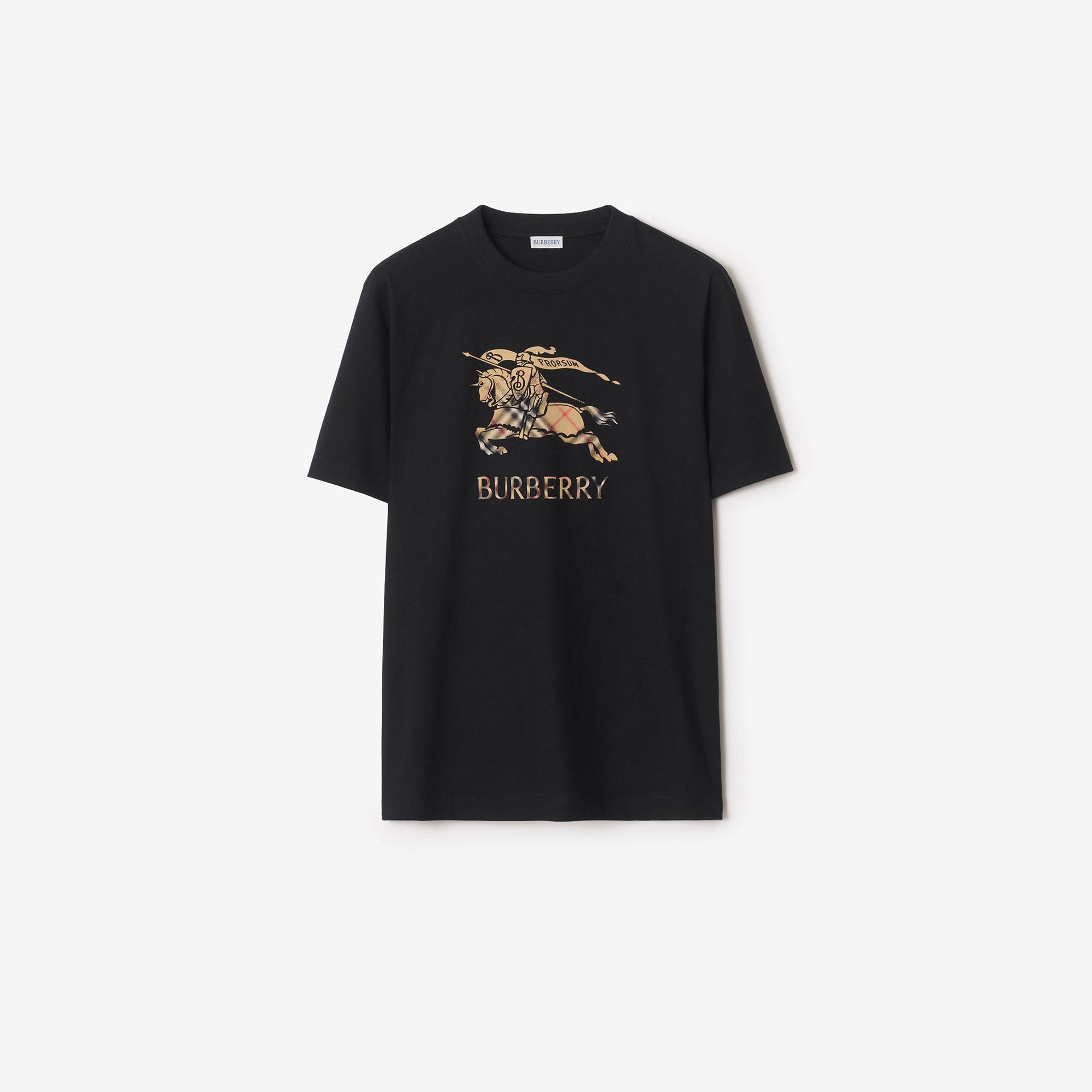Burberry Seth Ekd Erkek Siyah Tişört