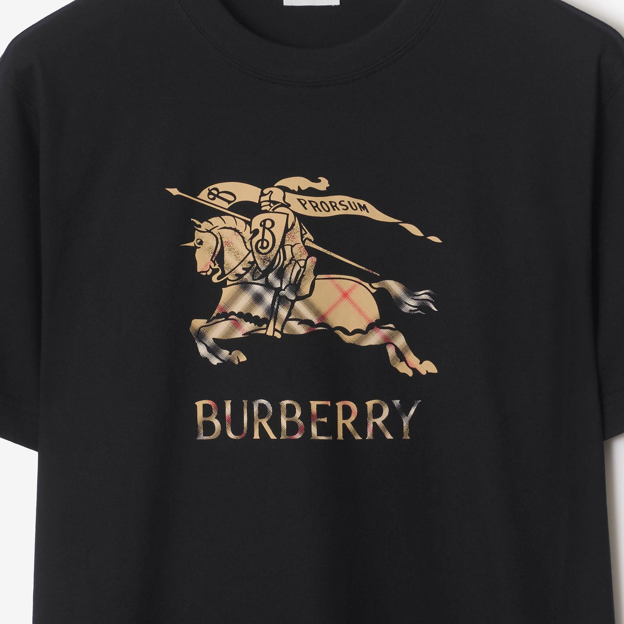 Burberry Seth Ekd Erkek Siyah Tişört