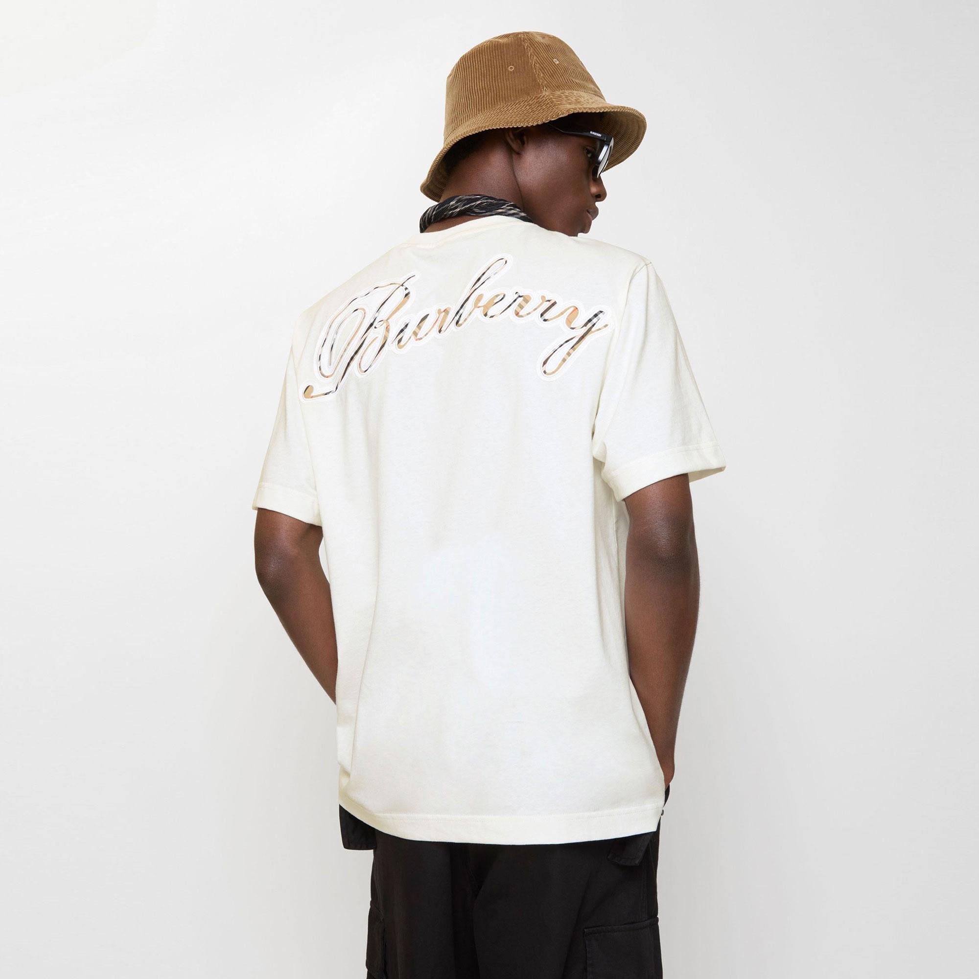 Burberry Ryan Erkek Beyaz Tişört