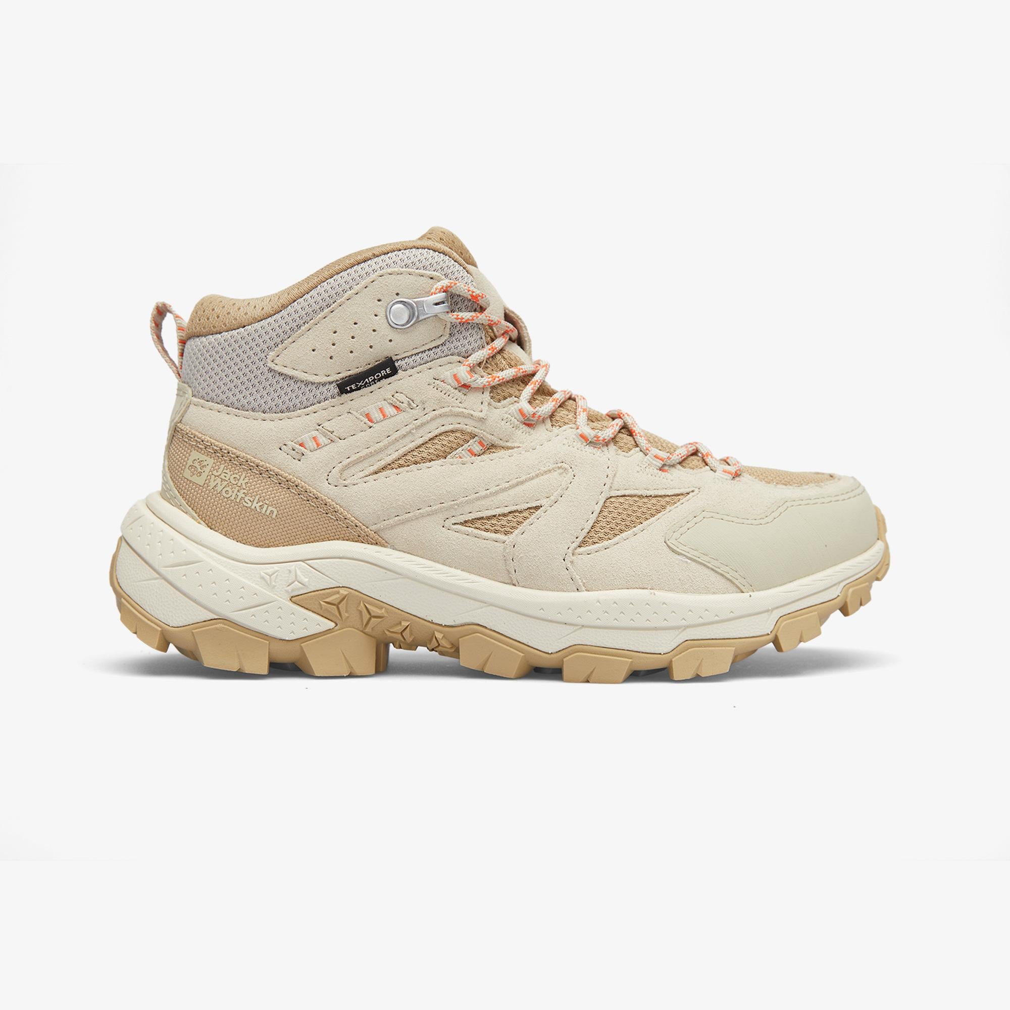 Jack Wolfskin Vojo Tour Texapore Mid Kadın Beyaz Outdoor Bot