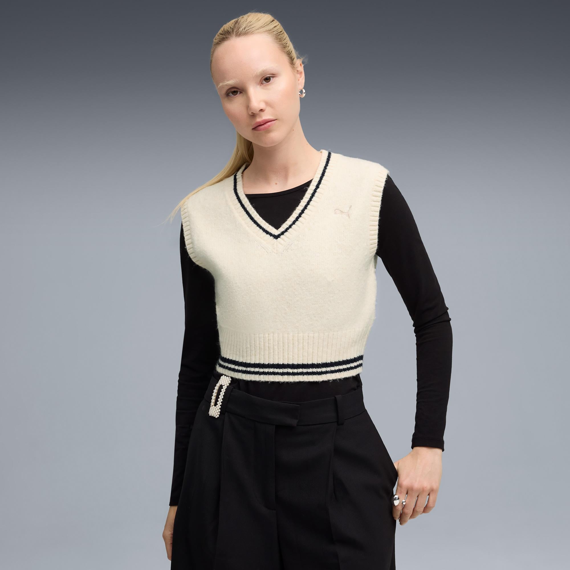 Puma Essentials Kadın Krem Süveter
