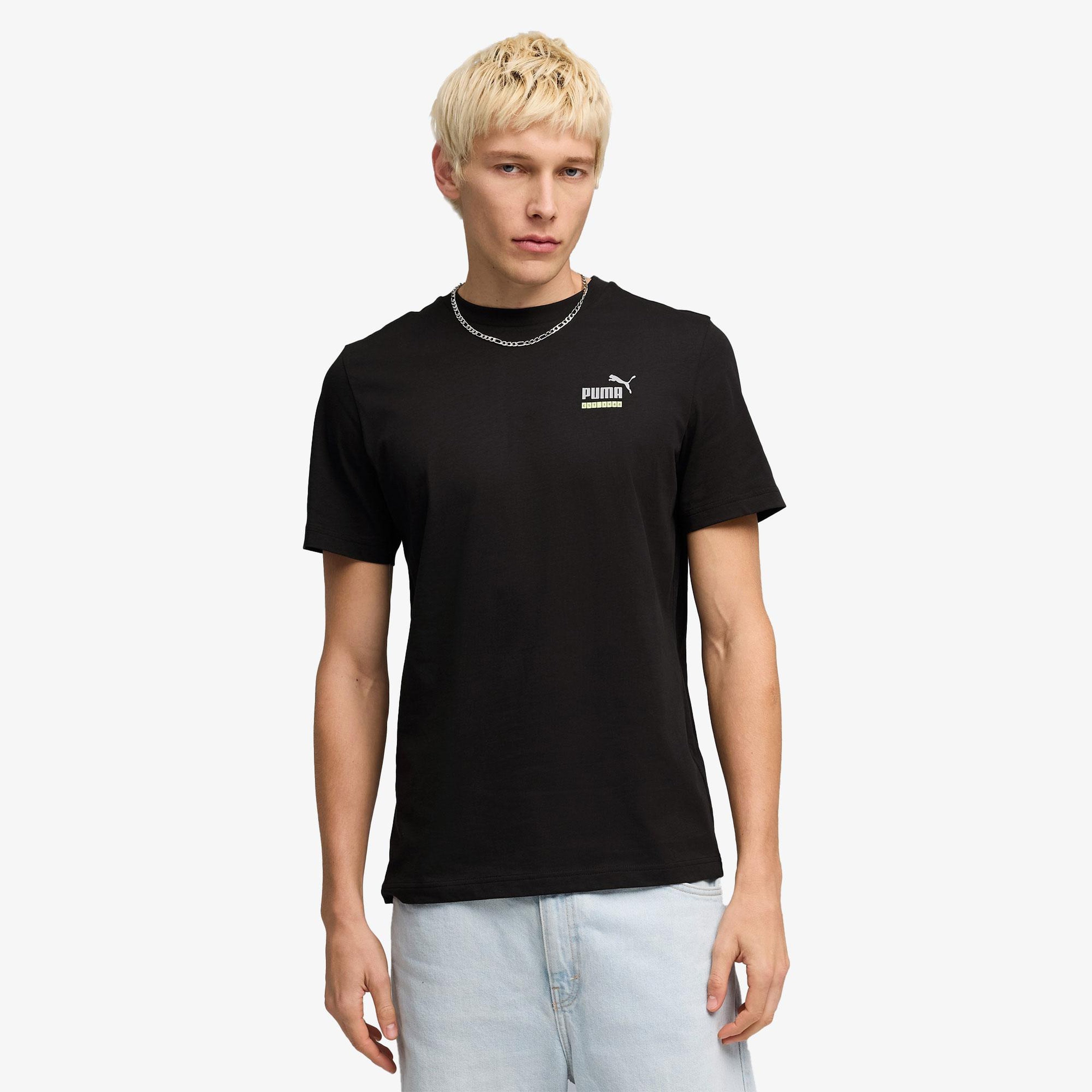 Puma Graphic Erkek Siyah T-Shirt