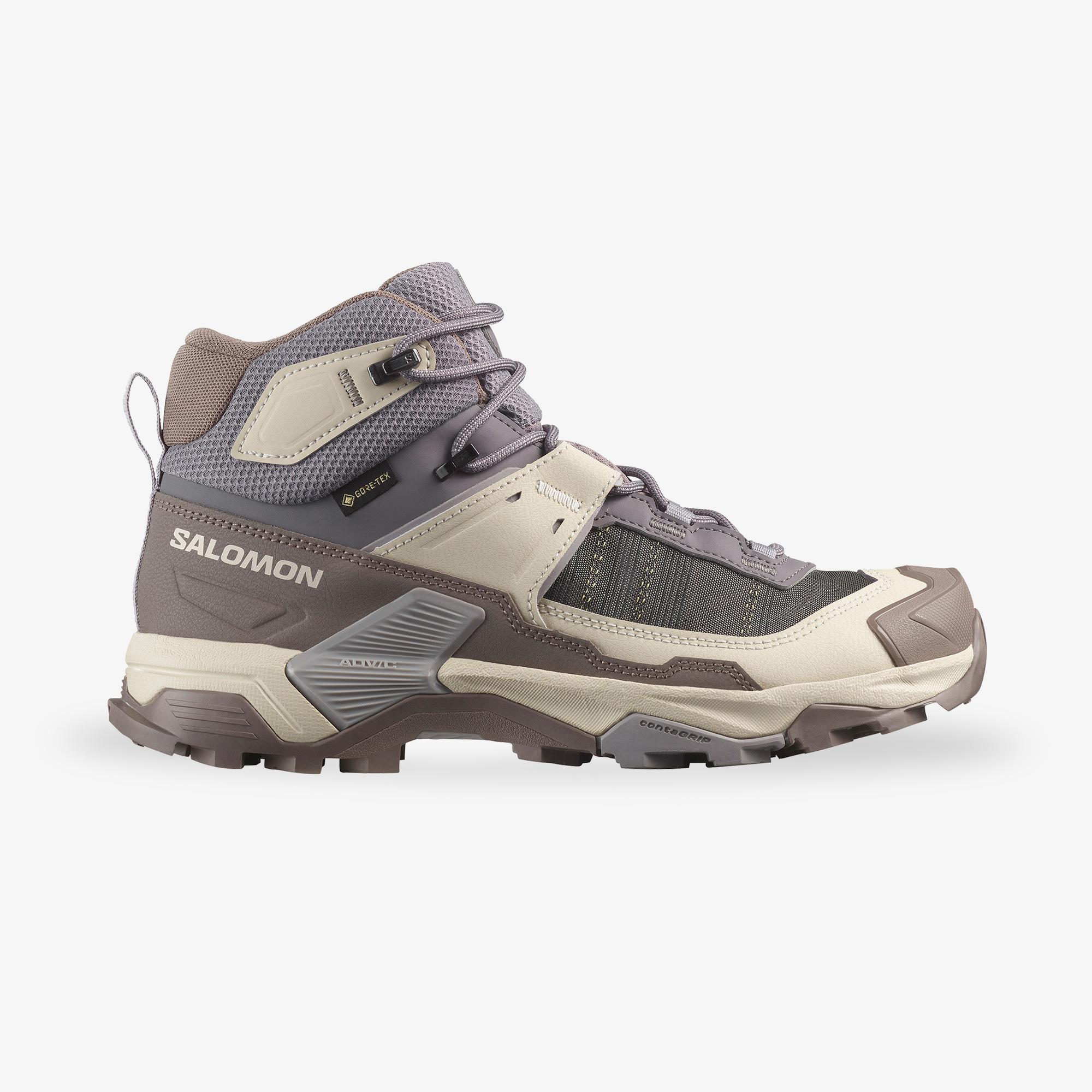 Salomon X Ultra 5 Mid Gore-Tex Kadın Gri Bot
