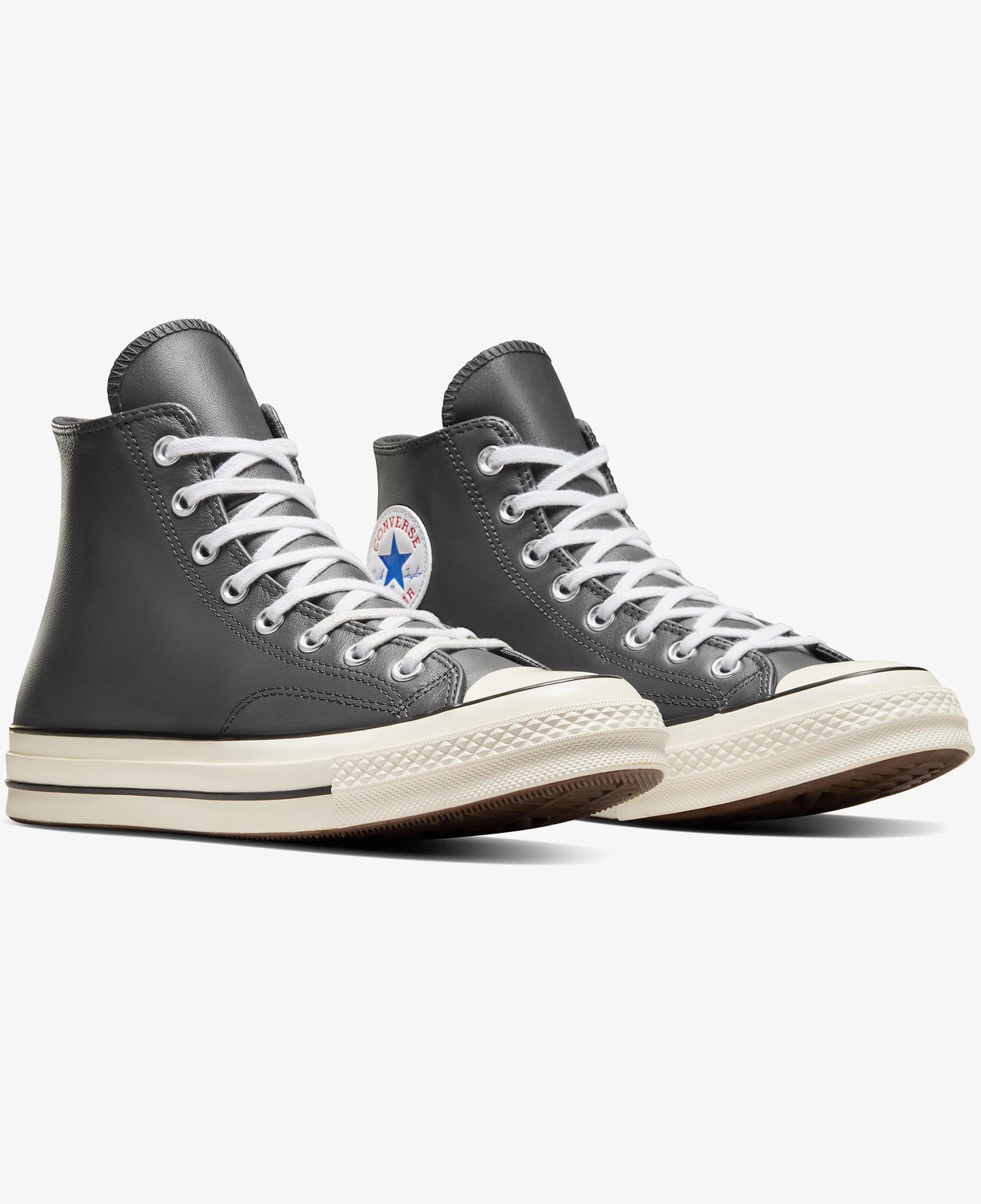 Converse Chuck 70 Unisex Gri Deri Sneaker