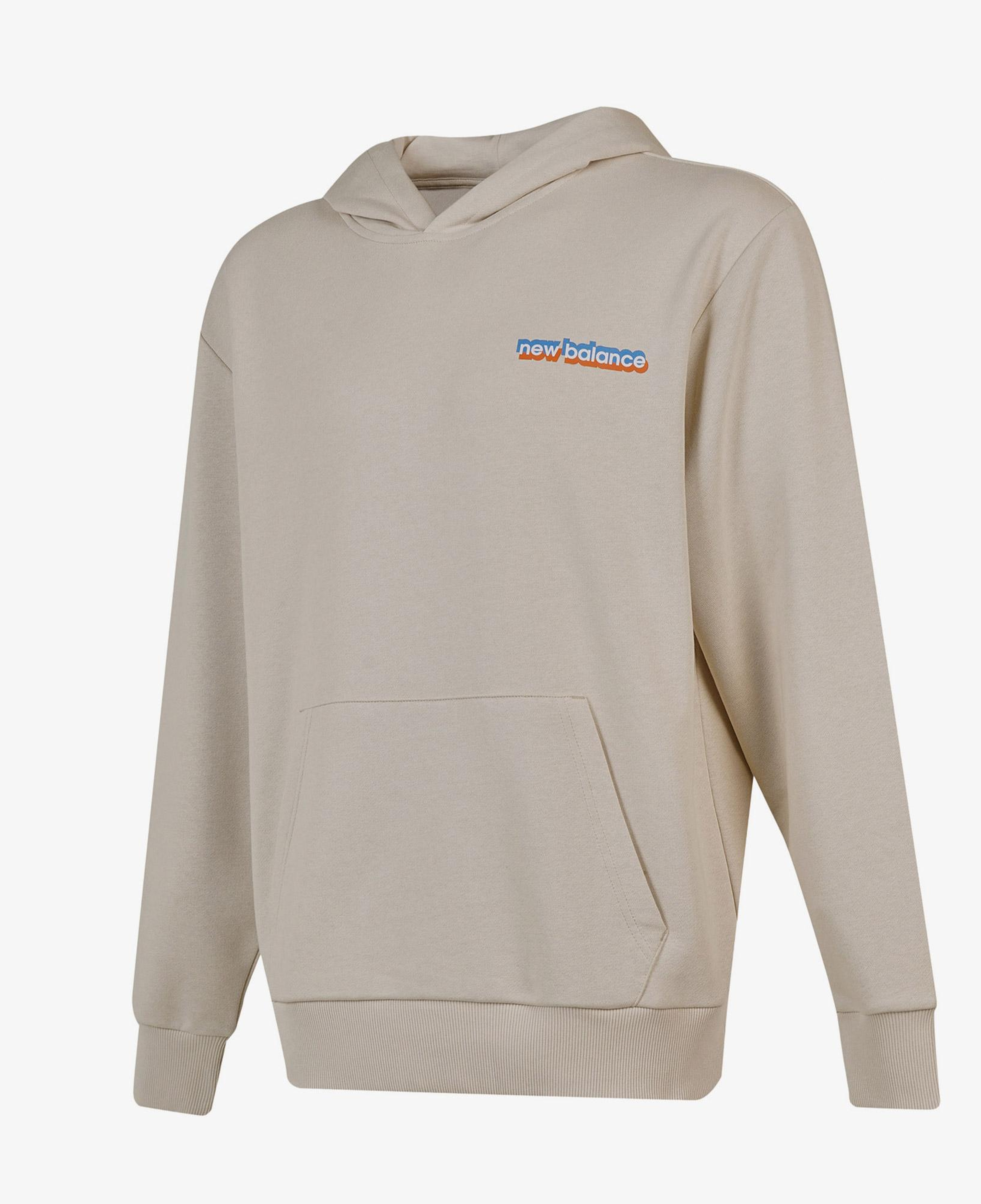 New Balance Lifestyle Erkek Bej Sweatshirt