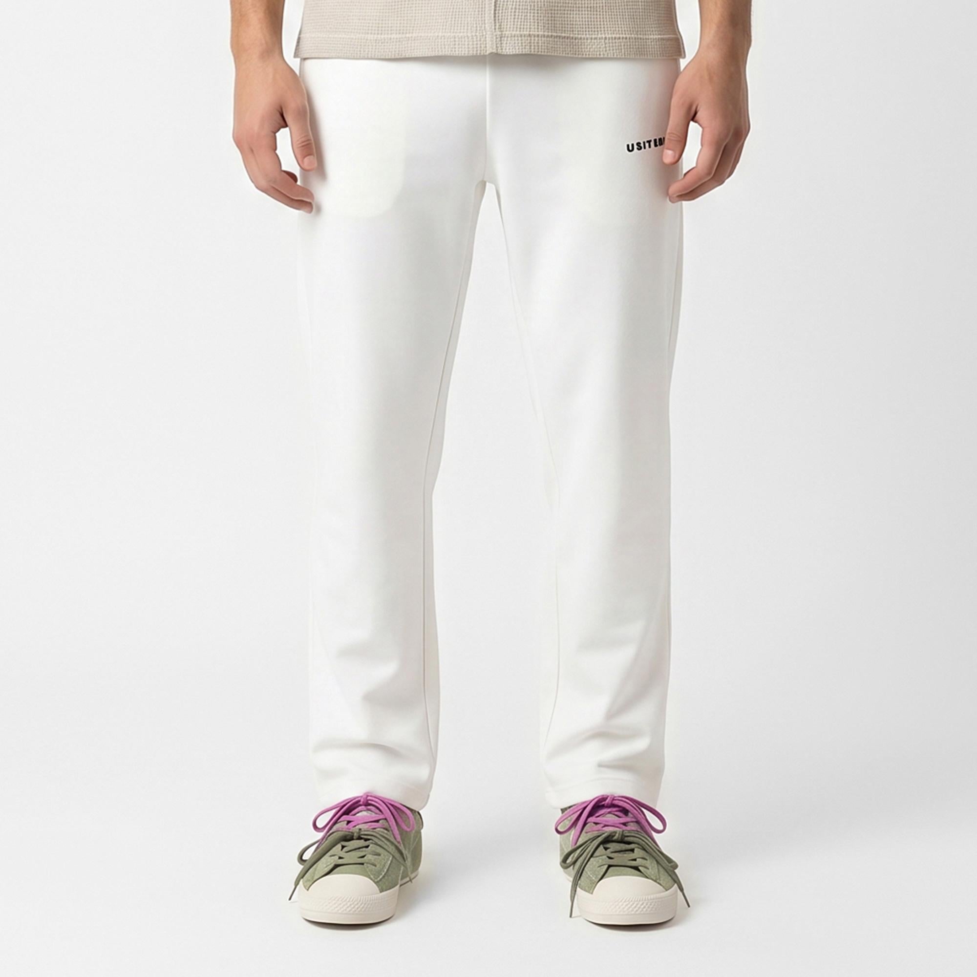 UNITED4 Comfort Fit Erkek Bej Eşofman Altı