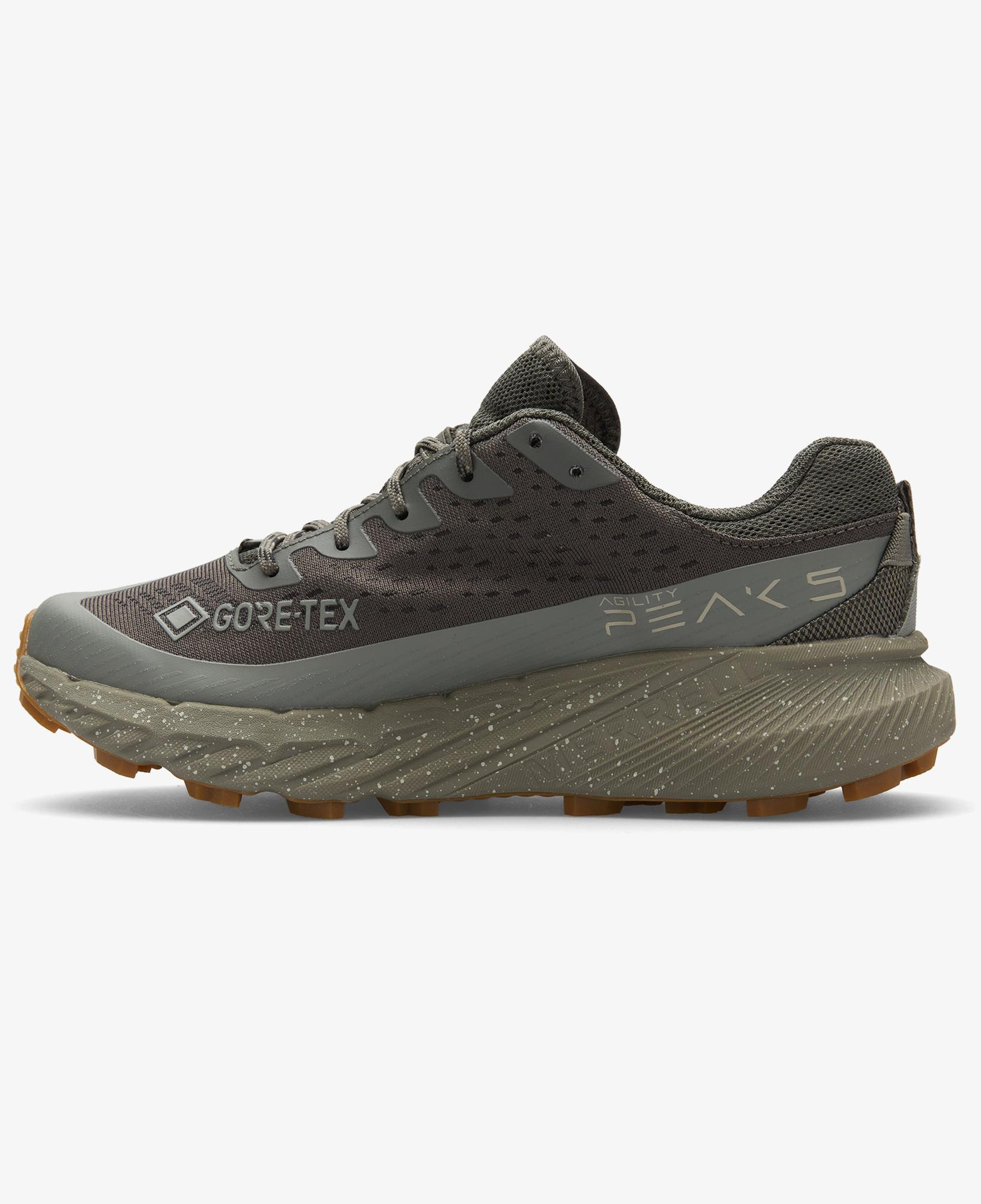 Merrell Agility Peak 5 Gore-Tex Erkek Gri Koşu Ayakkabısı