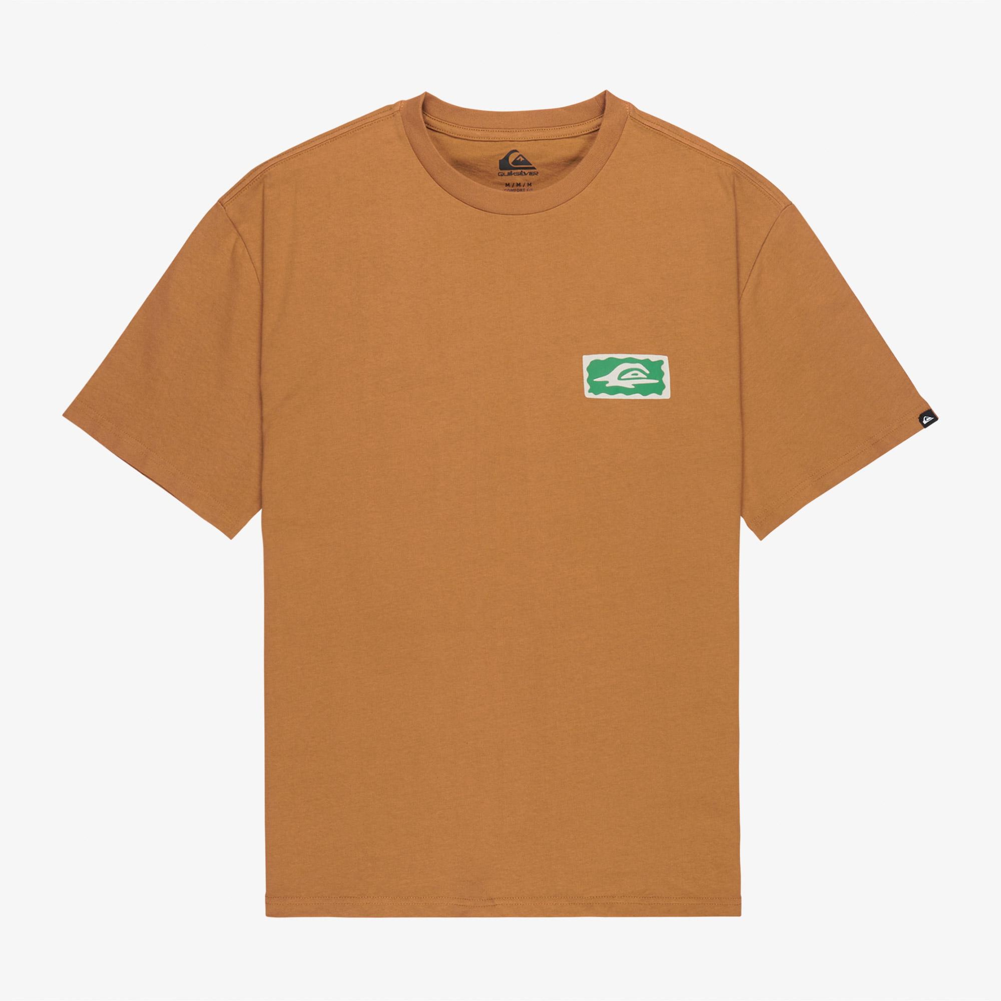 Quiksilver Serenity Splash Erkek Kahvrerengi T-Shirt