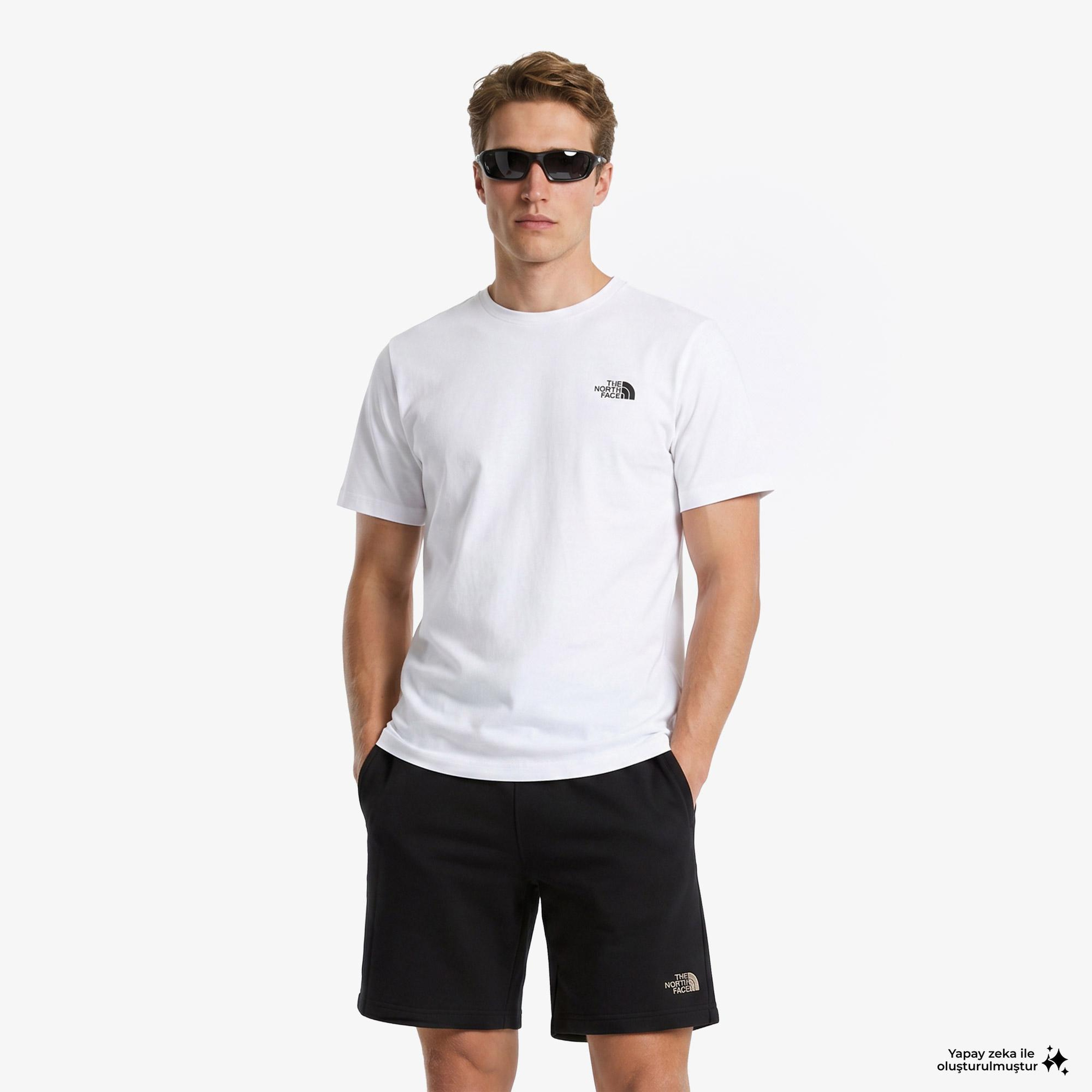 The North Face Blanca Regular Short Sleeve Erkek Beyaz T-Shirt