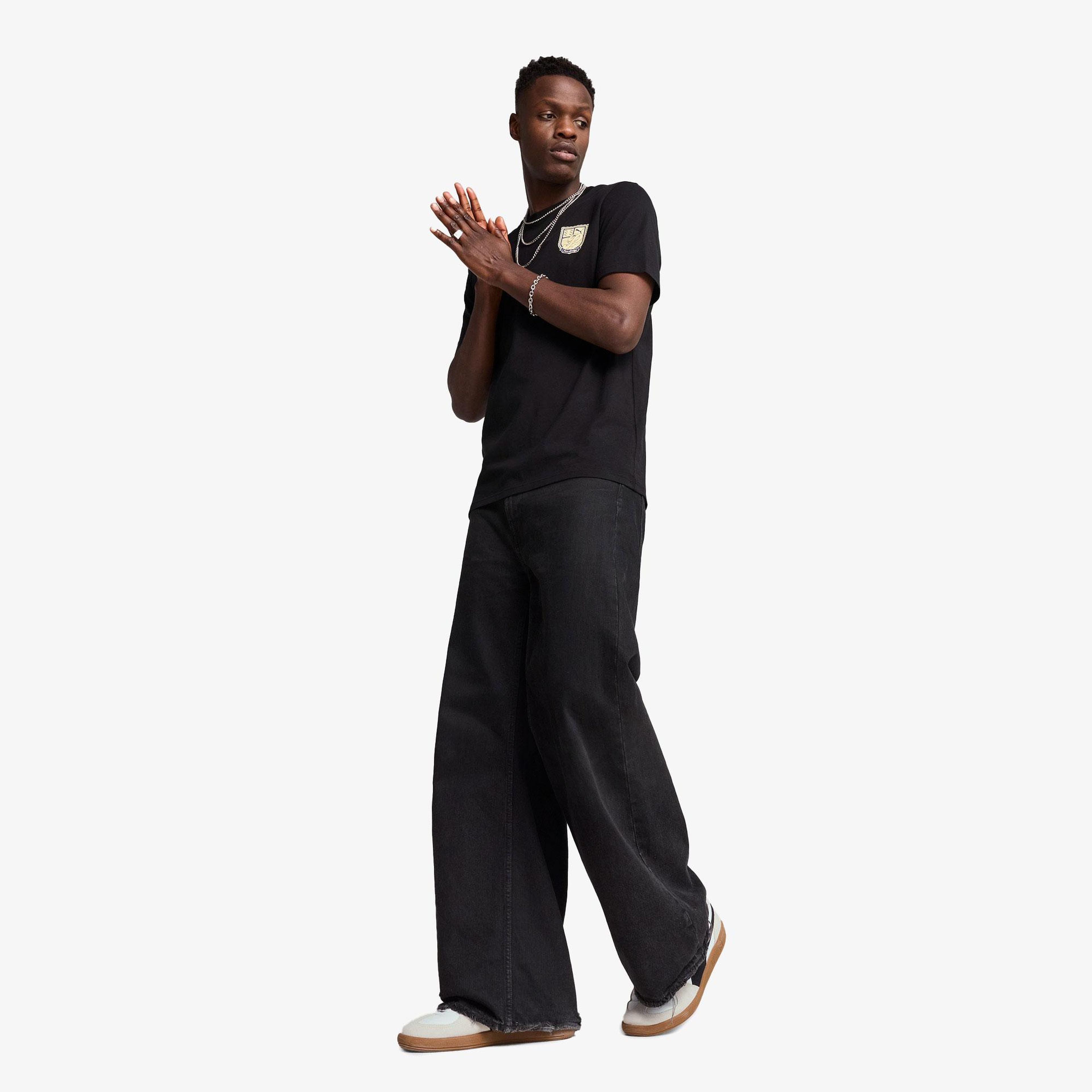 Puma Essentials Sports Legacy Erkek Siyah T-Shirt