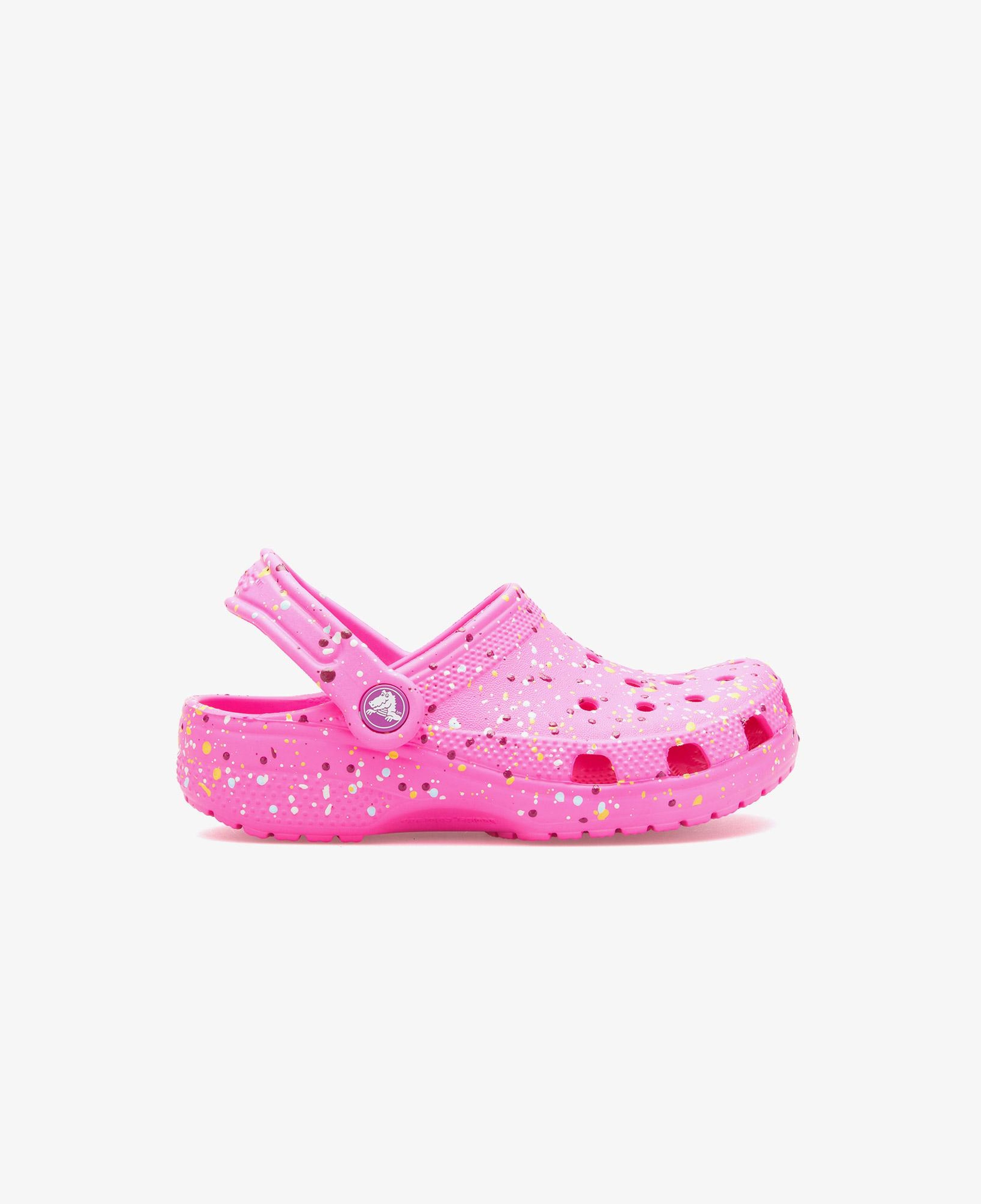 Crocs Classic Paint Splatter Clog Çocuk Pembe Terlik