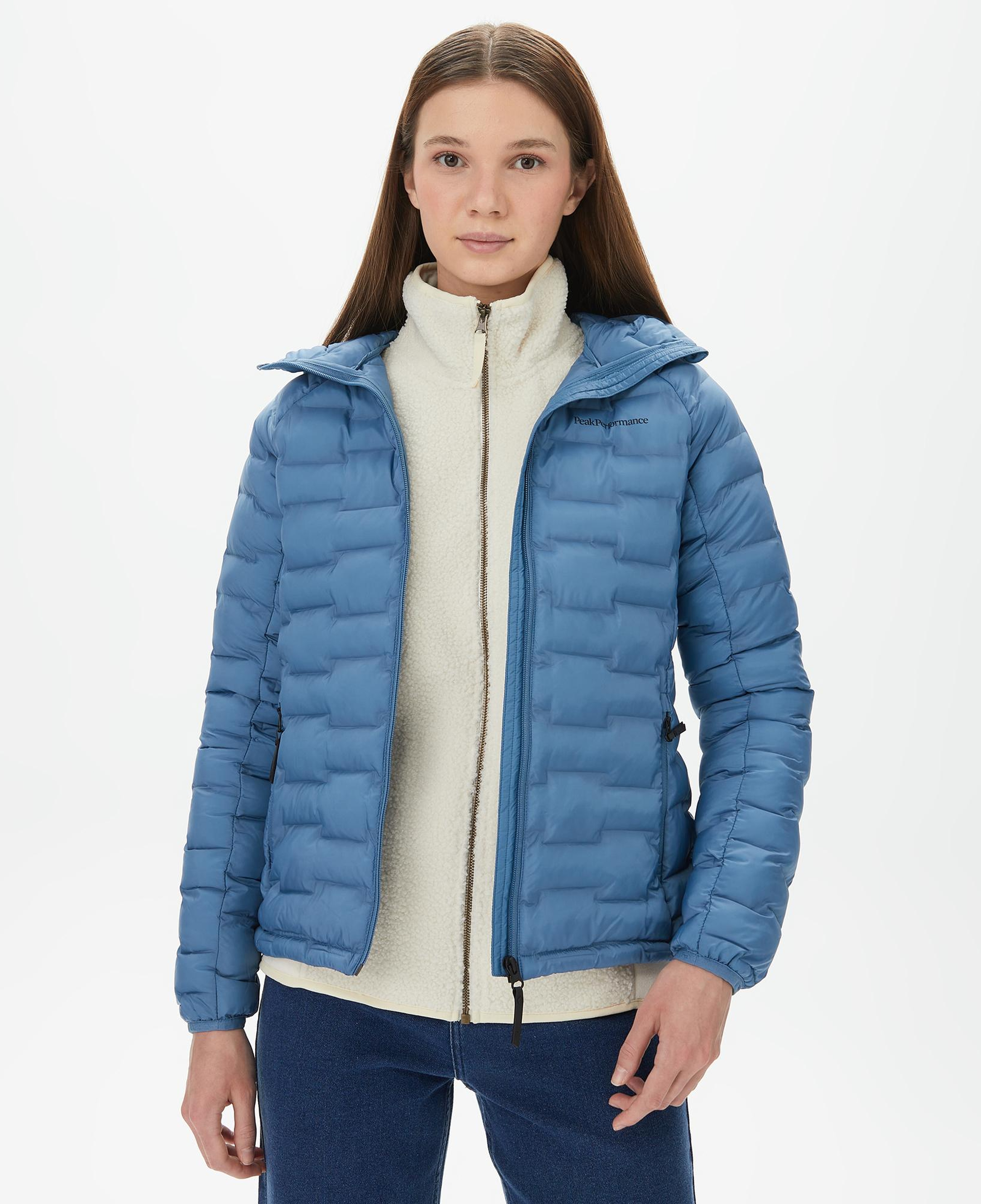Peak Performance Argon Light Hood Kadın Mavi Outdoor Mont