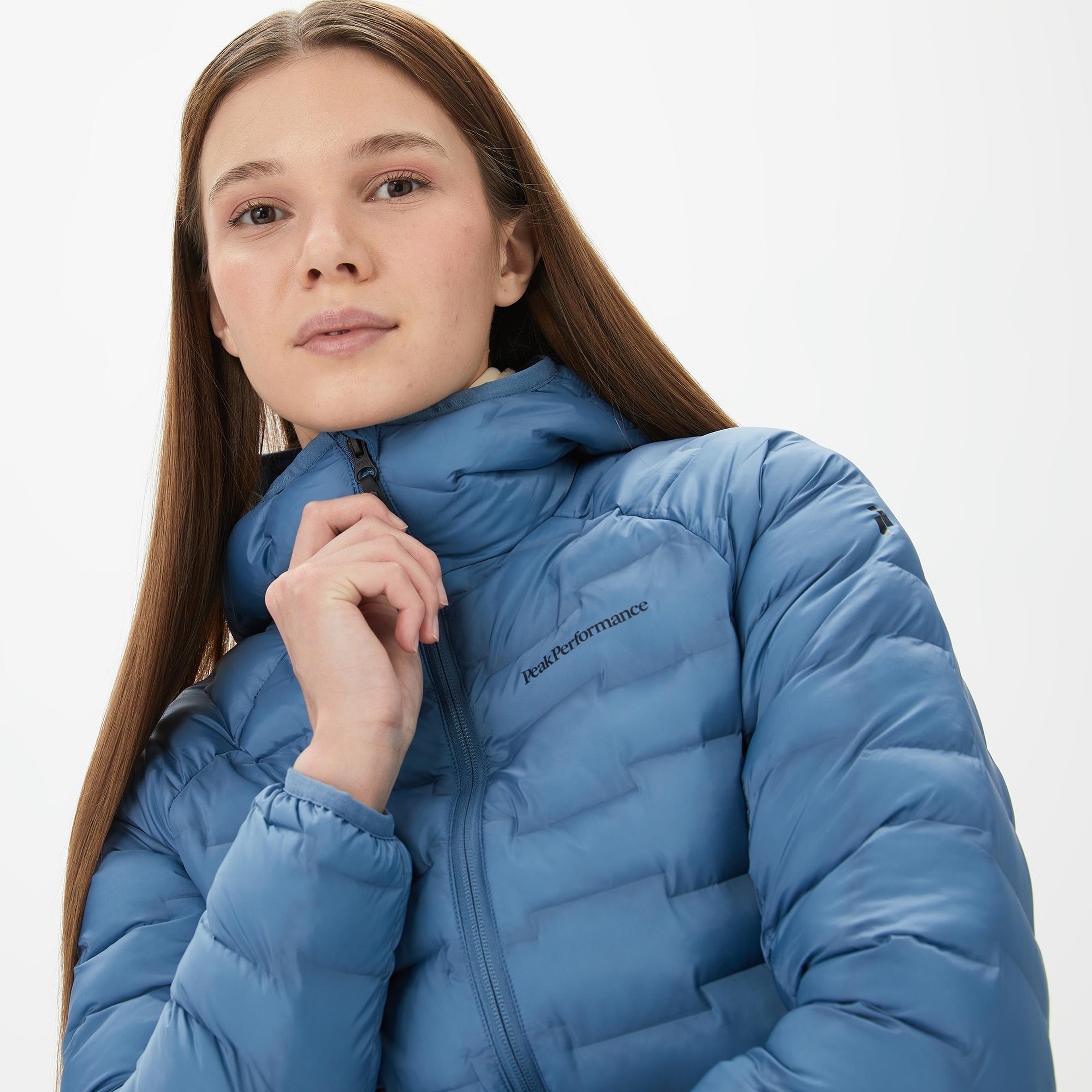 Peak Performance Argon Light Hood Kadın Mavi Outdoor Mont