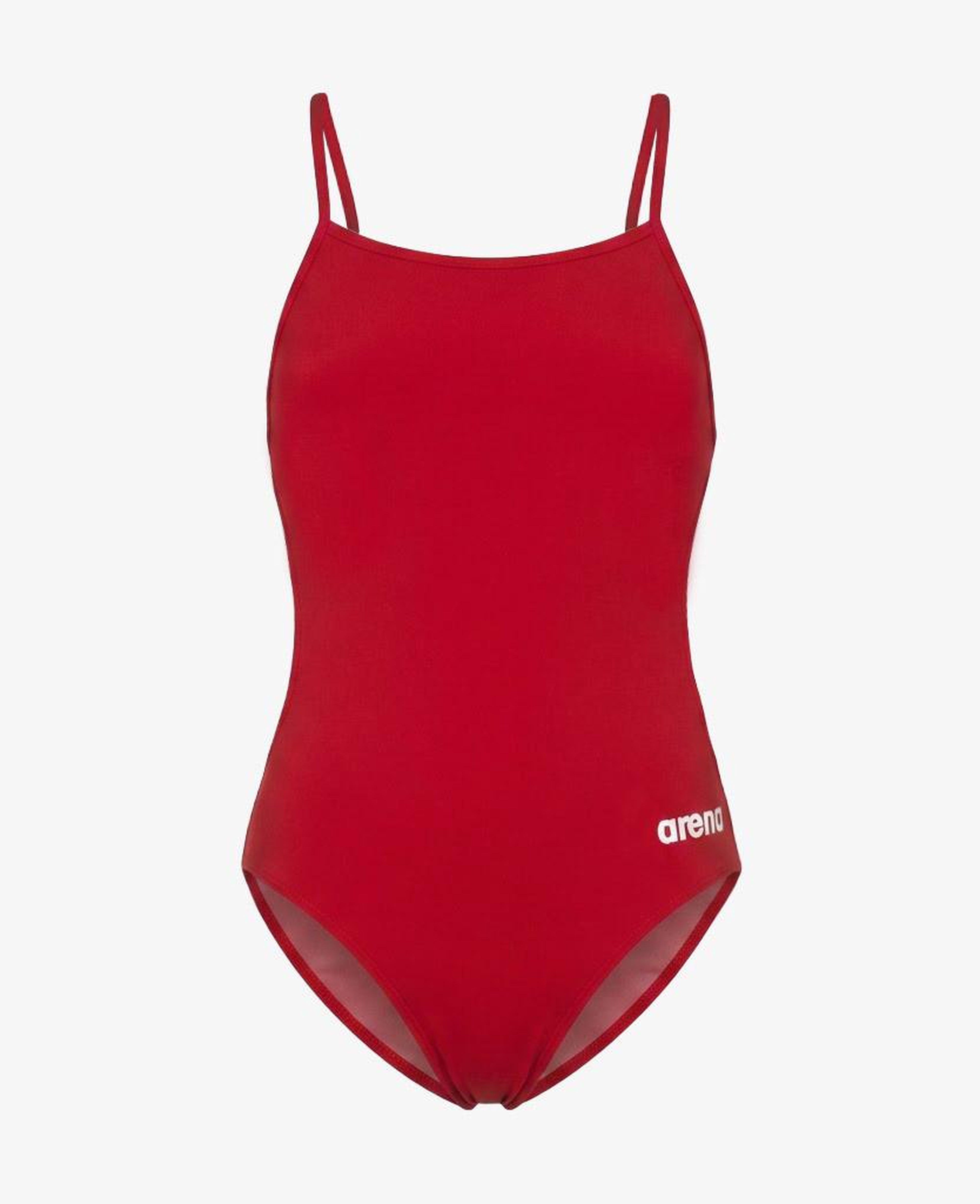 Arena Swimsuit Lace Back Solid Kadın Kırmızı Mayo