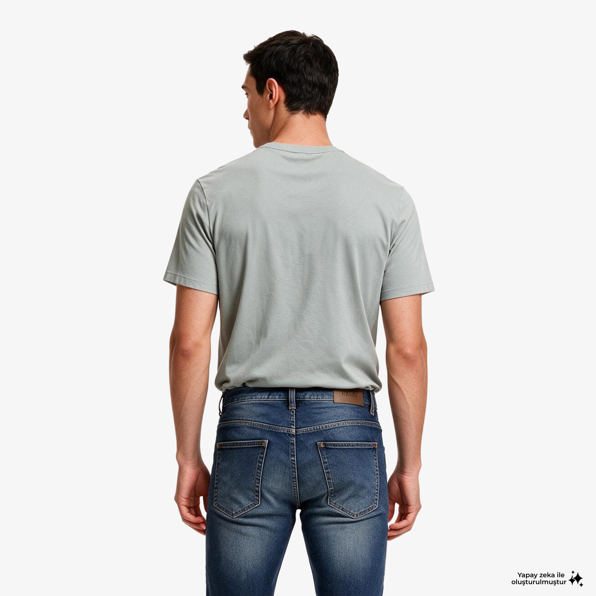 Calvin Klein 30S Standard Graphic Erkek Bej T-Shirt