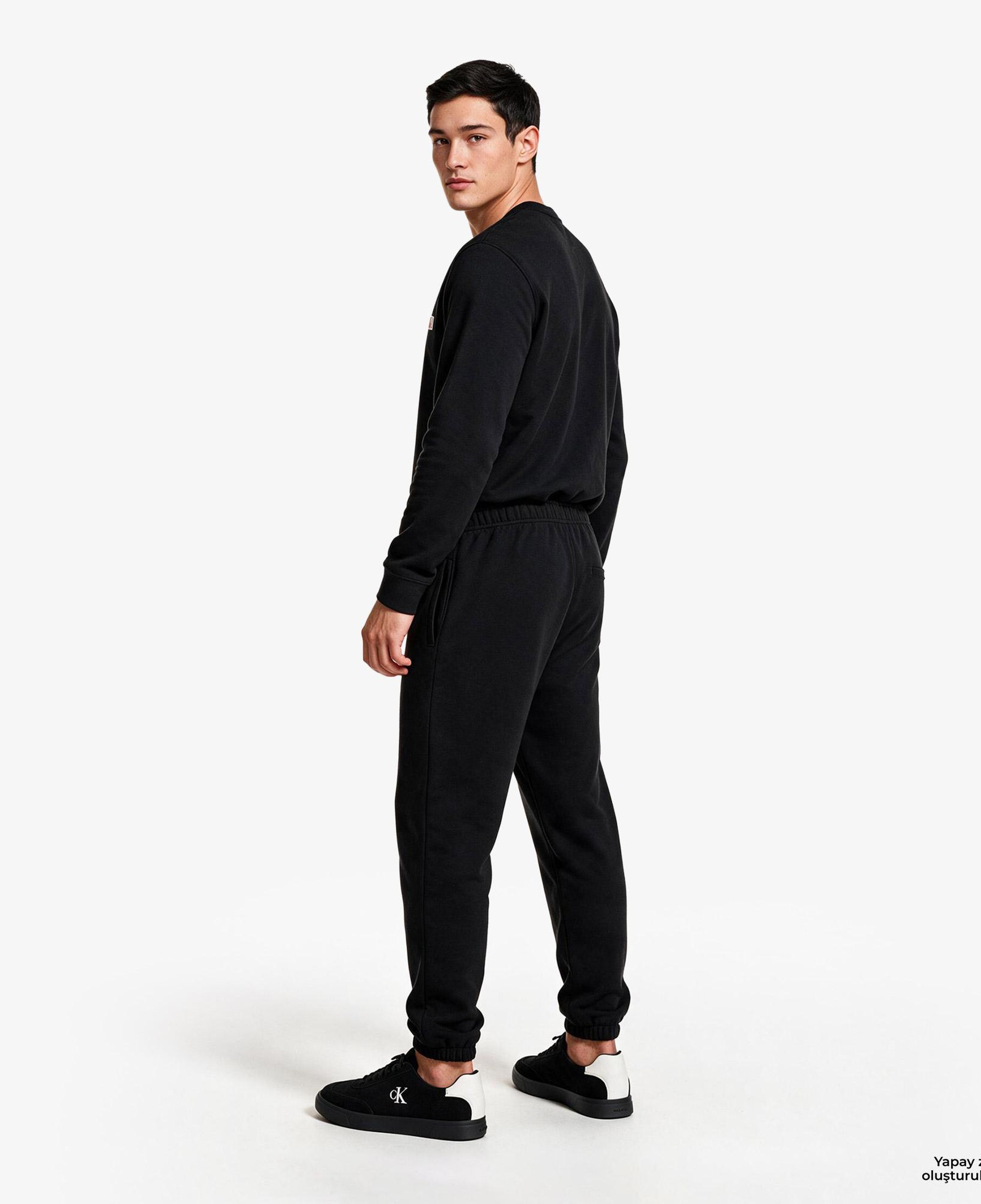 Calvin Klein Cooling Spacer Embossed Logo Erkek Siyah Eşofman Altı