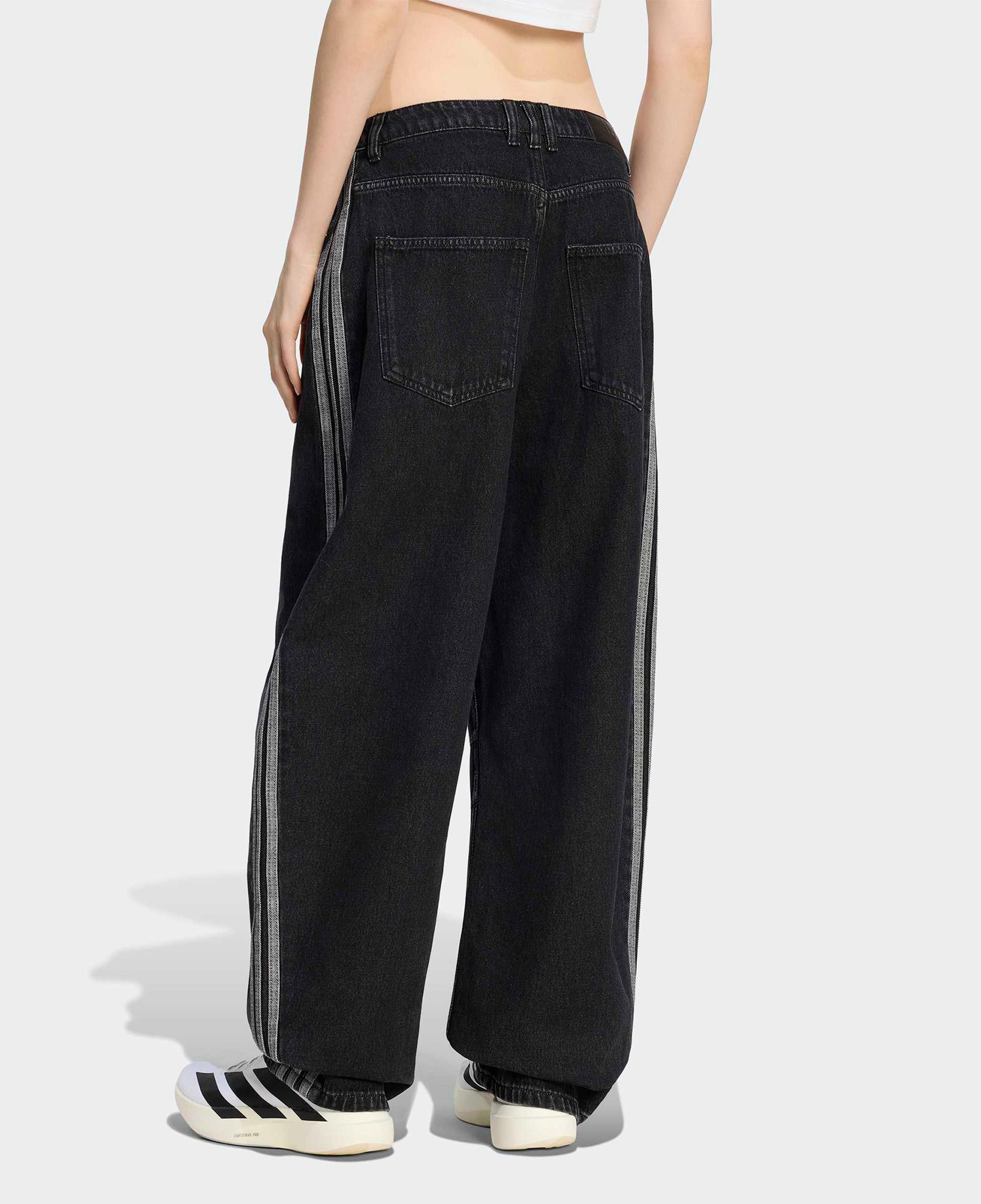 adidas High Rise Barrel Kadın Siyah Jean Pantolon