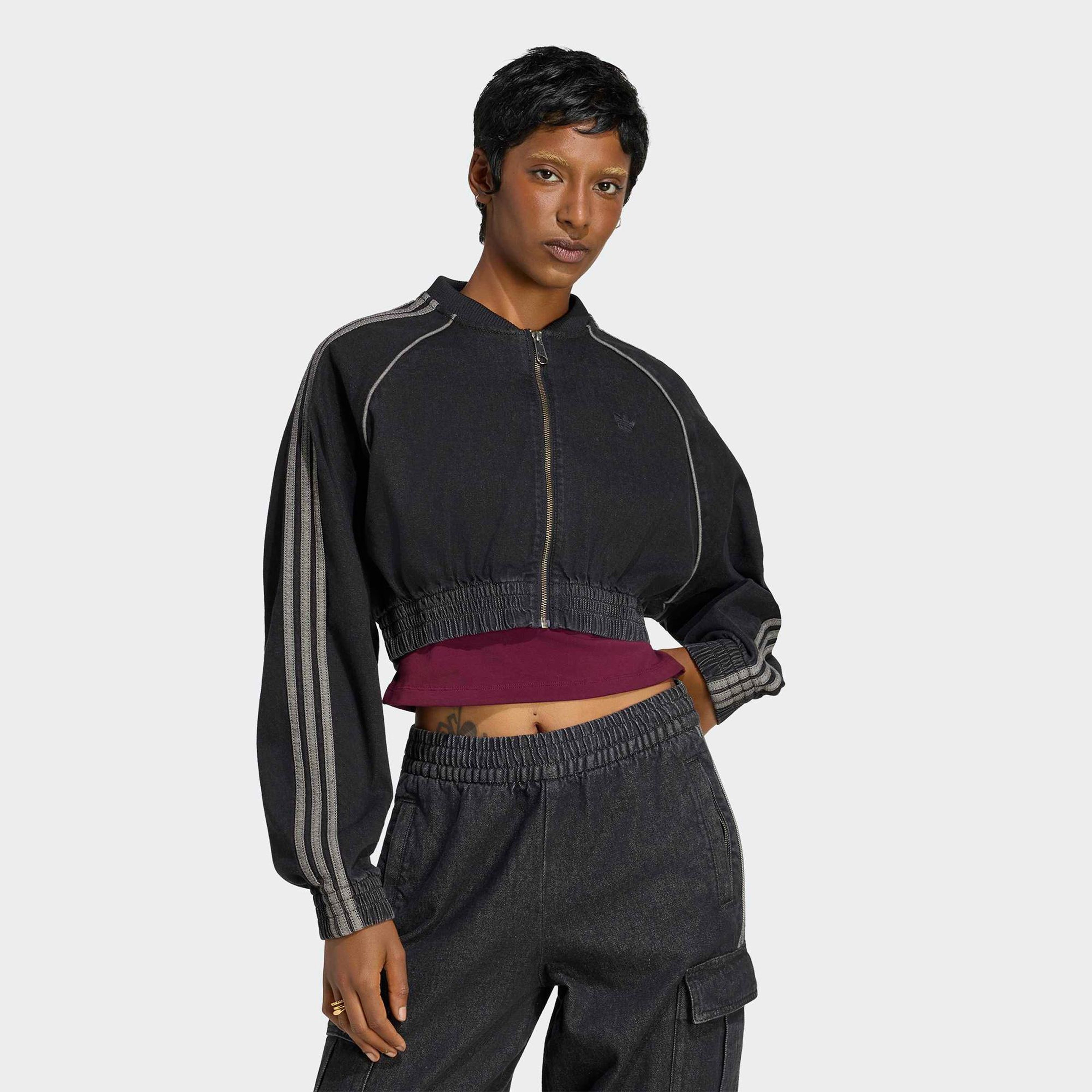 adidas Tracktop Kadın Siyah Ceket