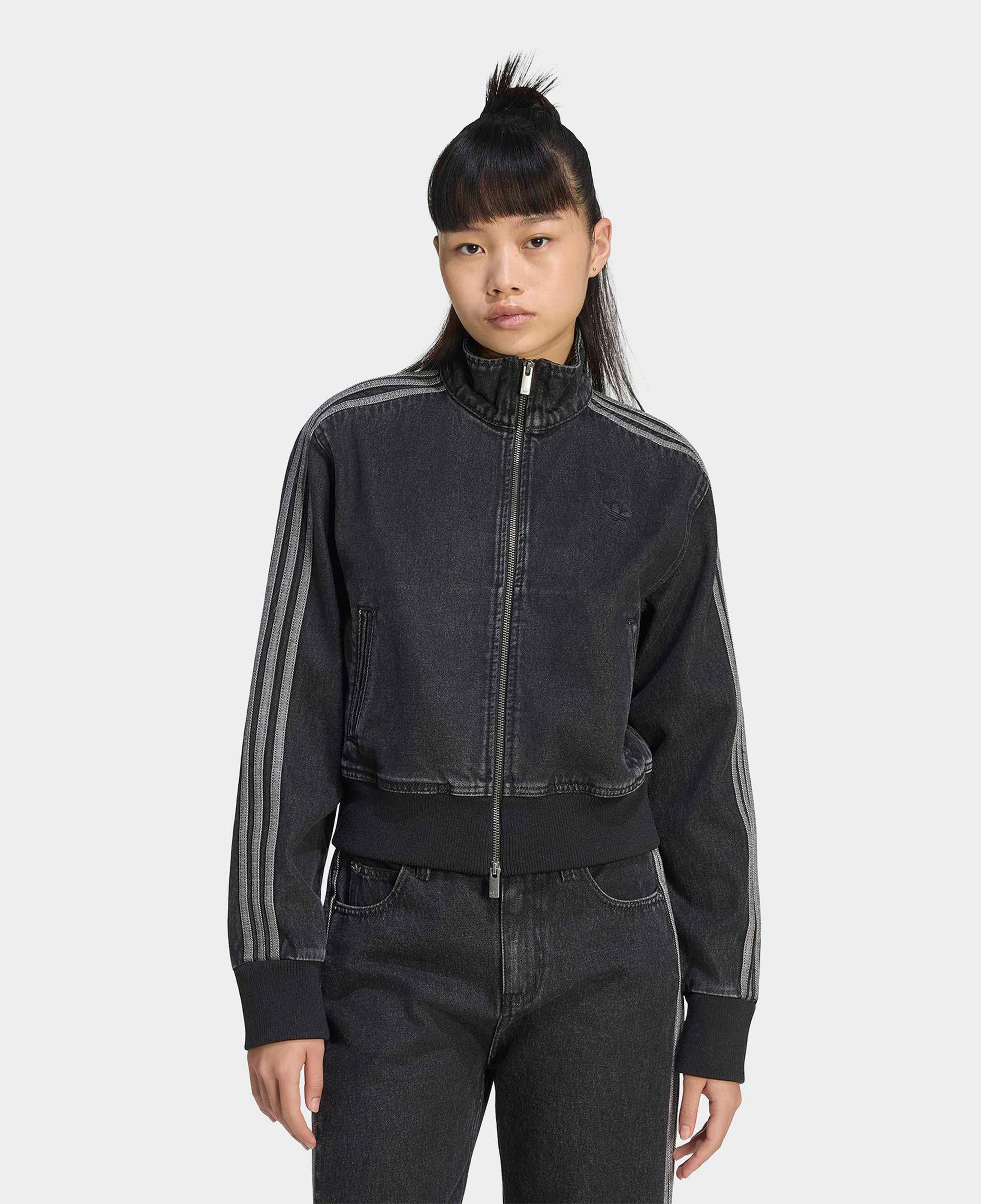 adidas Firebird Denim Kadın Siyah Ceket