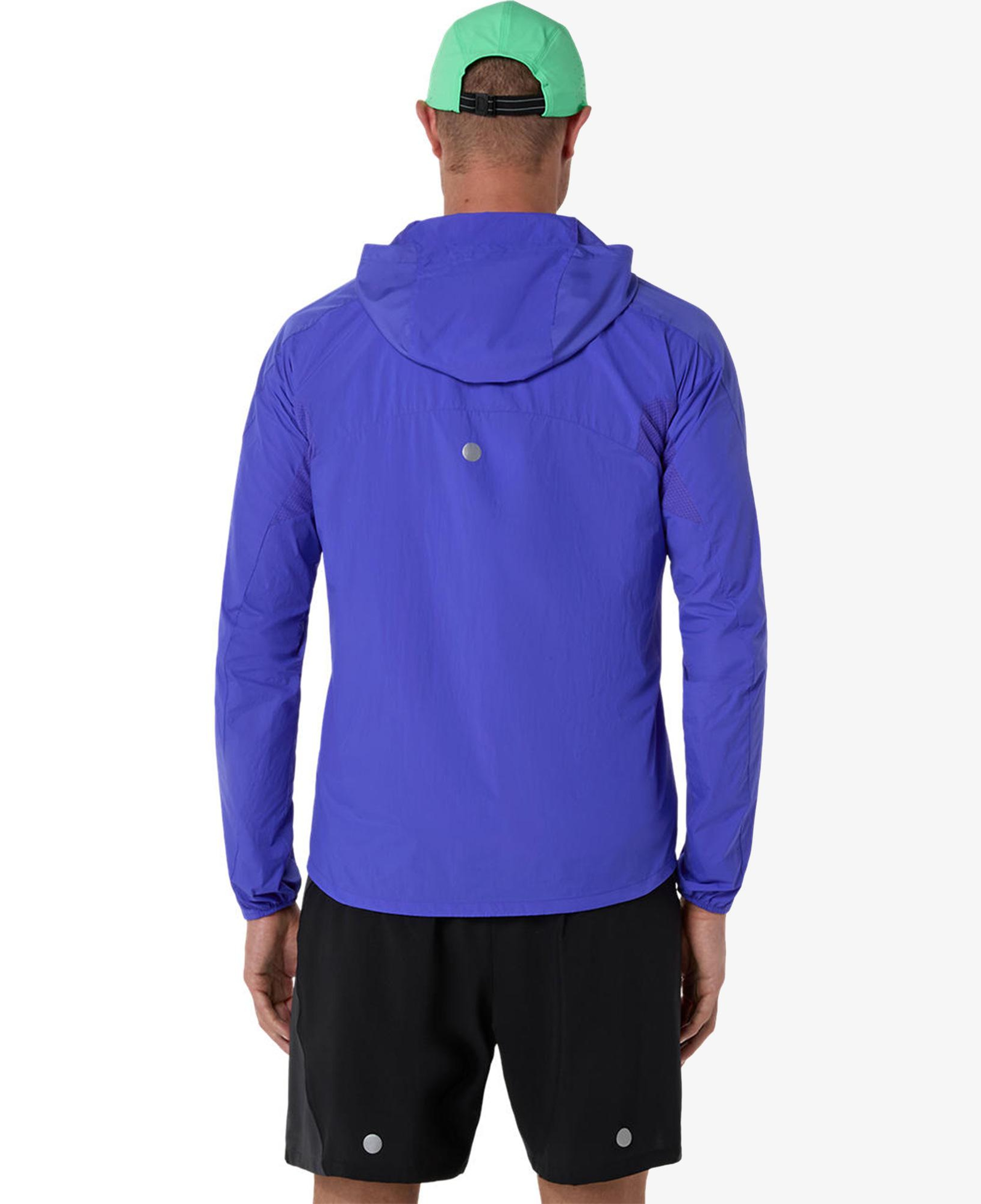 Asics Road Packable Erkek Lacivert Koşu Ceket
