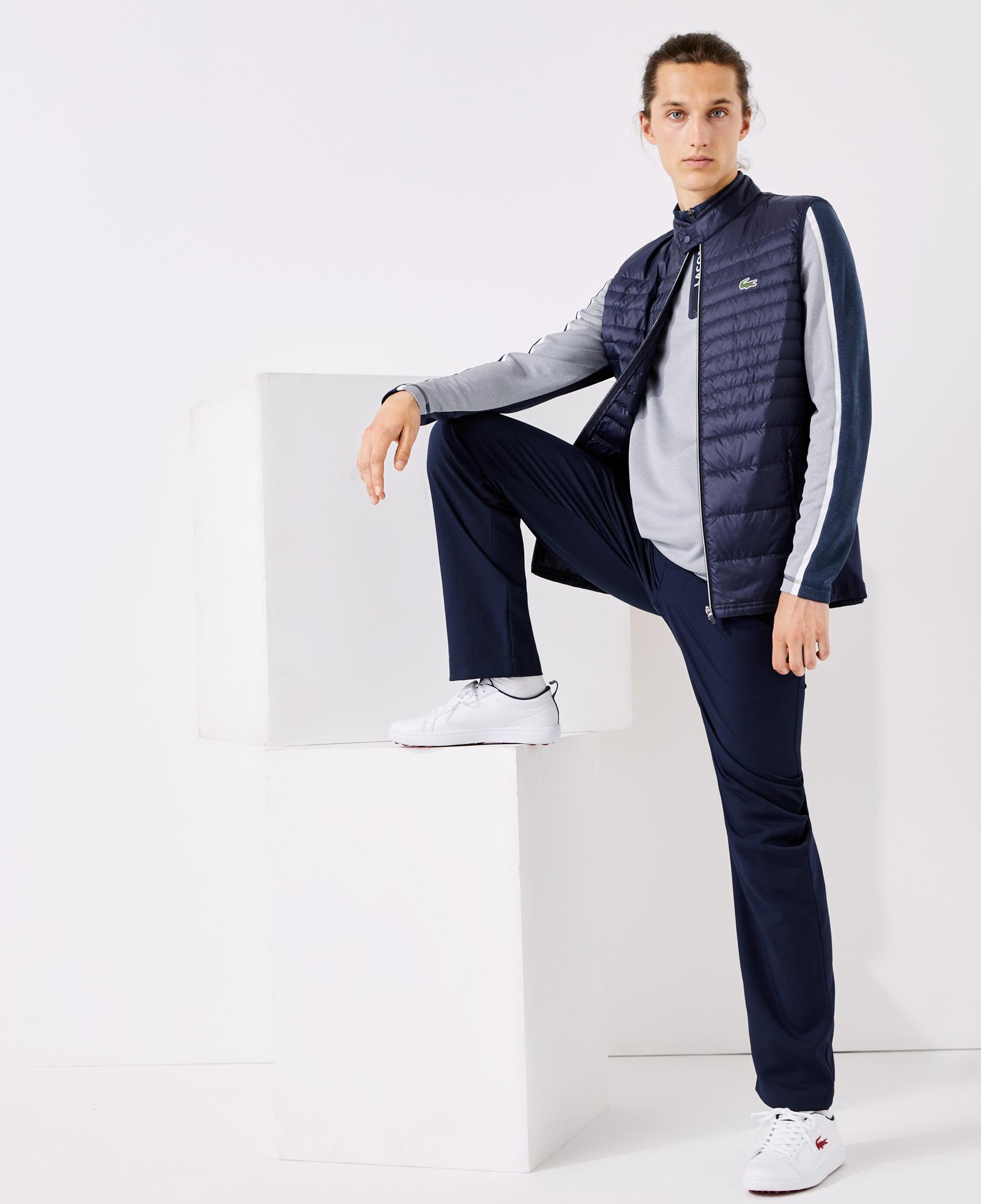 Lacoste SPORT Erkek Dik Yaka Kapitone Lacivert Yelek
