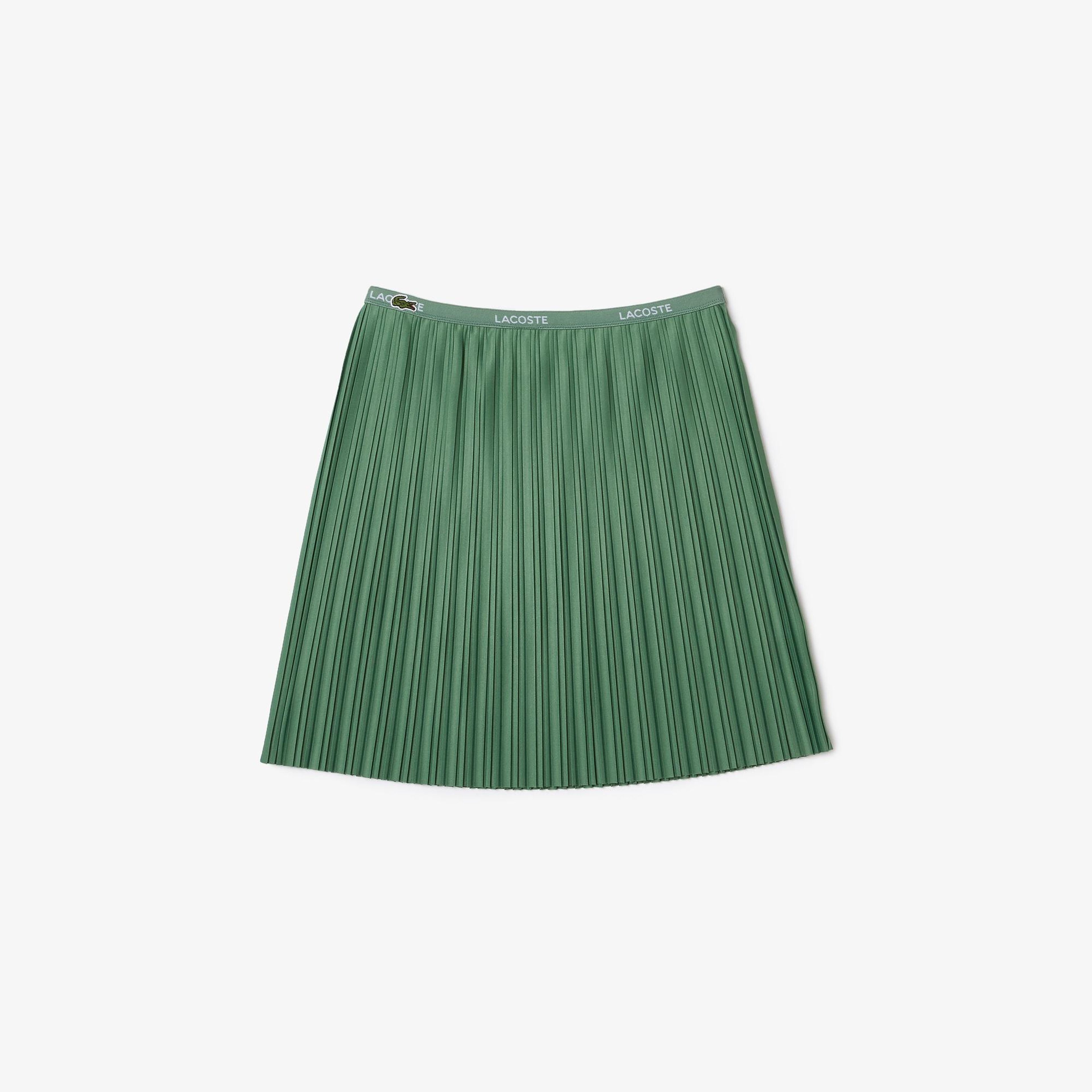 Netflix Kız Çocuk Pileli Yeşil Etek