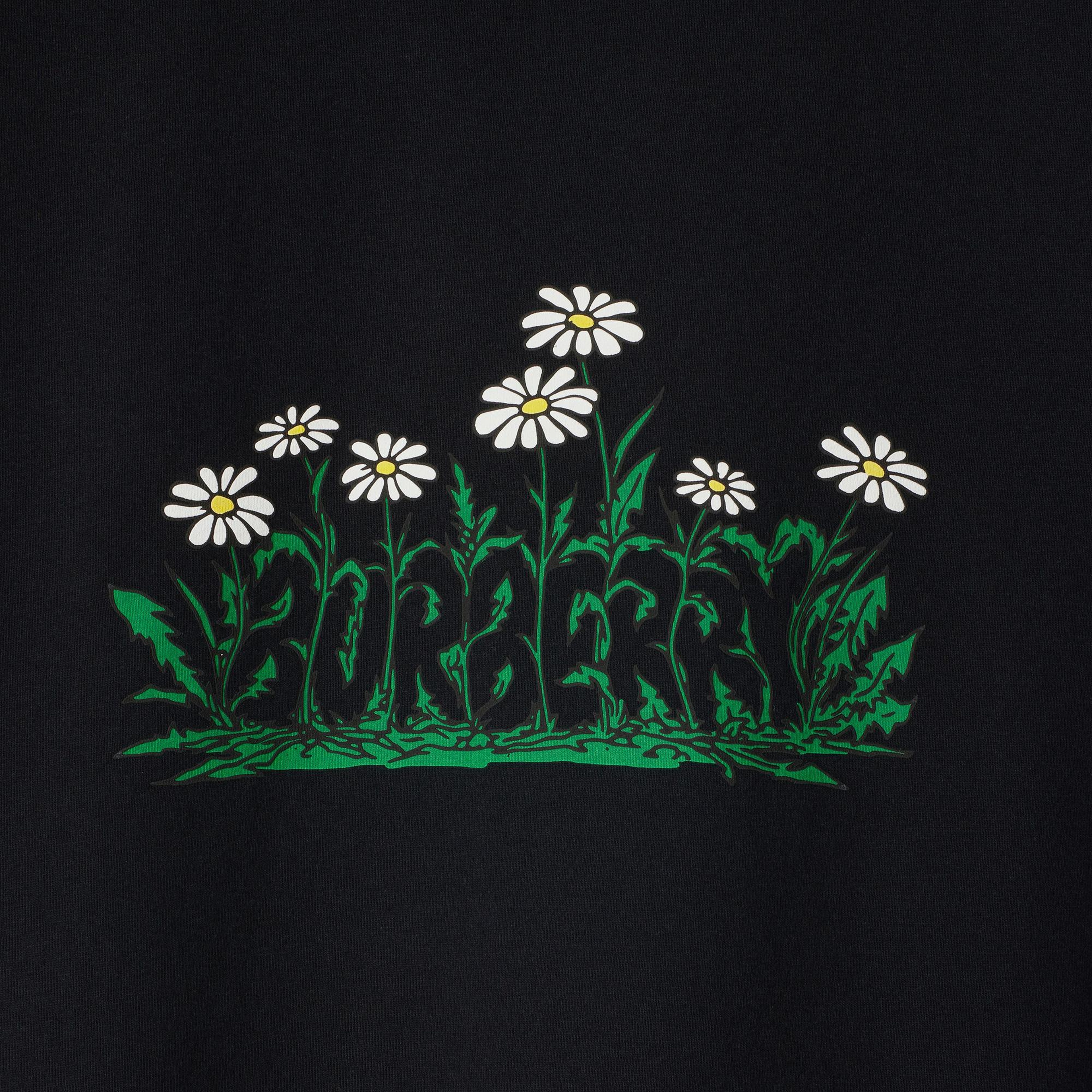 Burberry For Daisy Logo Cotton Kadın Siyah T-Shirt