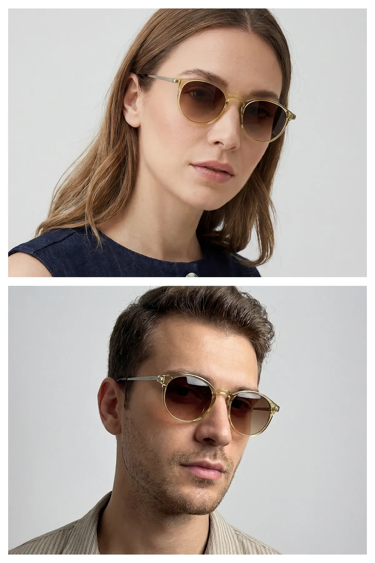 Sitrin C10 Haki Asetat Unisex Güneş Gözlüğü