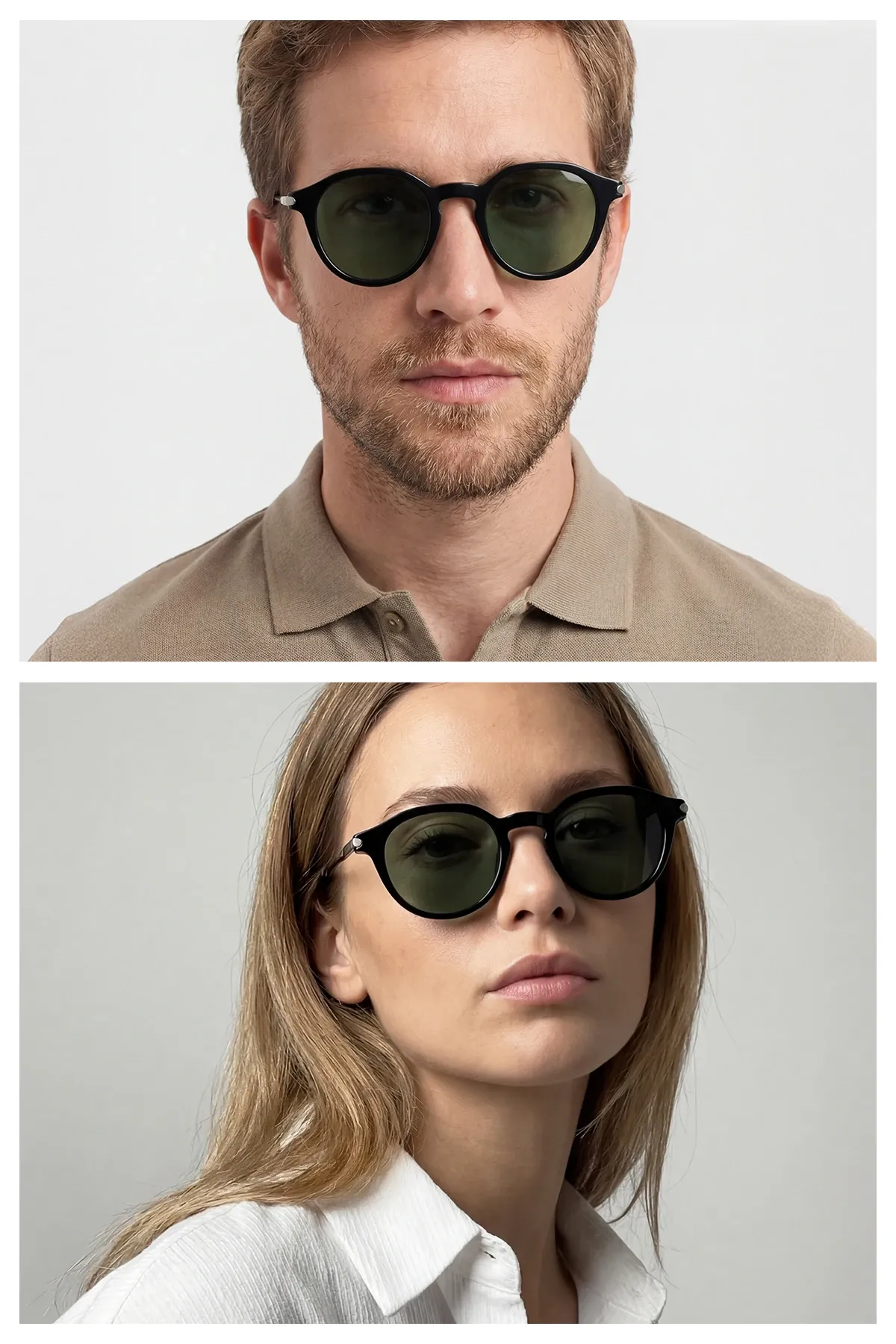 EOH4005 C1 Siyah Asetat Unisex Güneş Gözlüğü