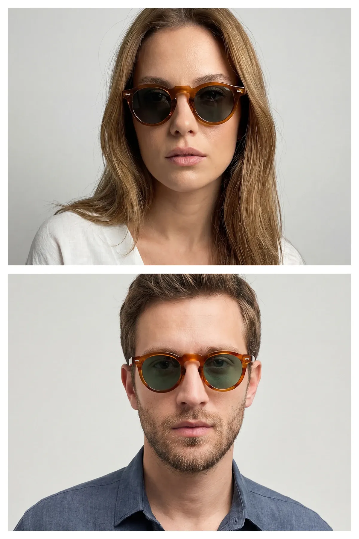 EOH4006 C4 Amber Asetat Unisex Güneş Gözlüğü