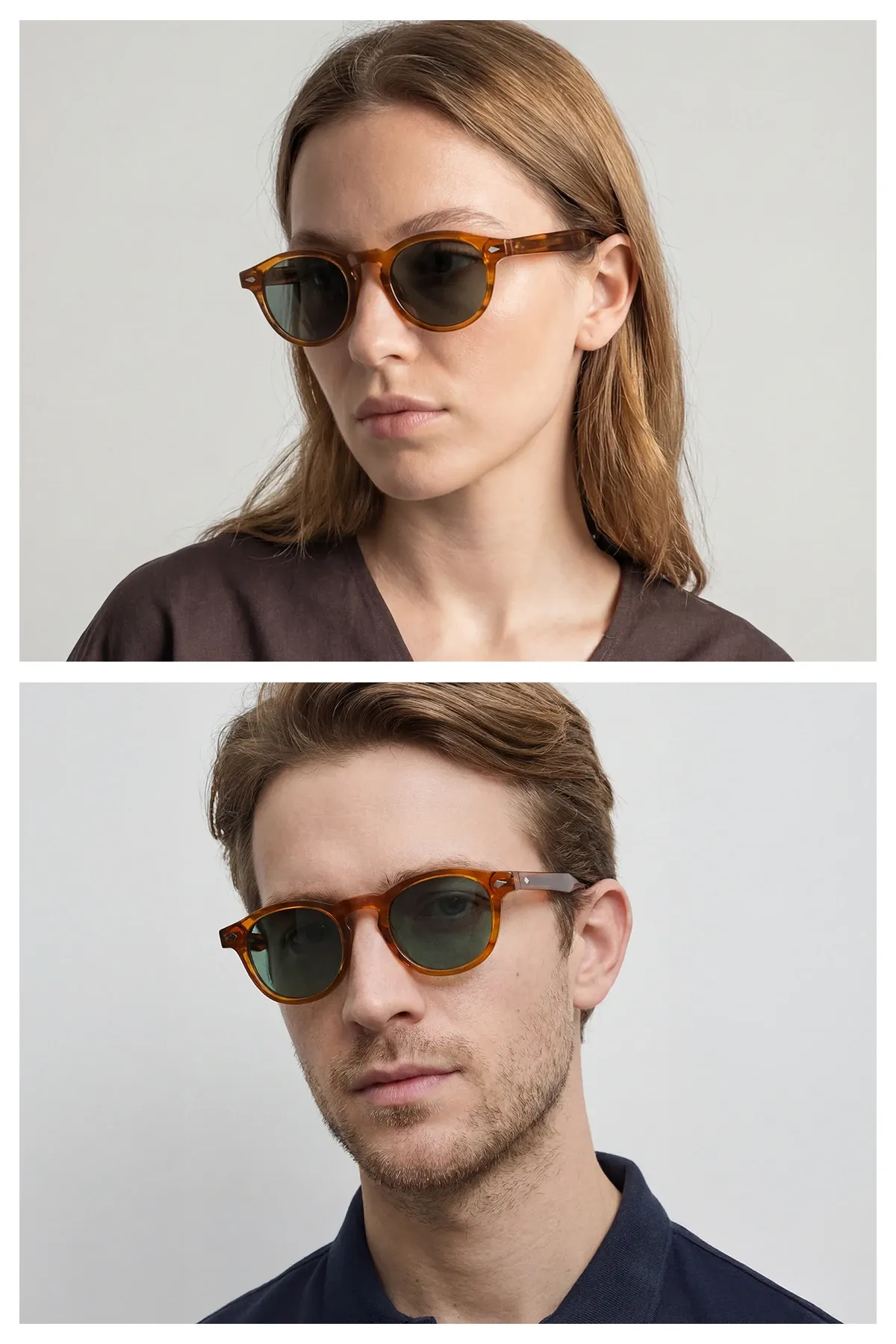 EOH4007 C4 Amber Asetat Unisex Güneş Gözlüğü