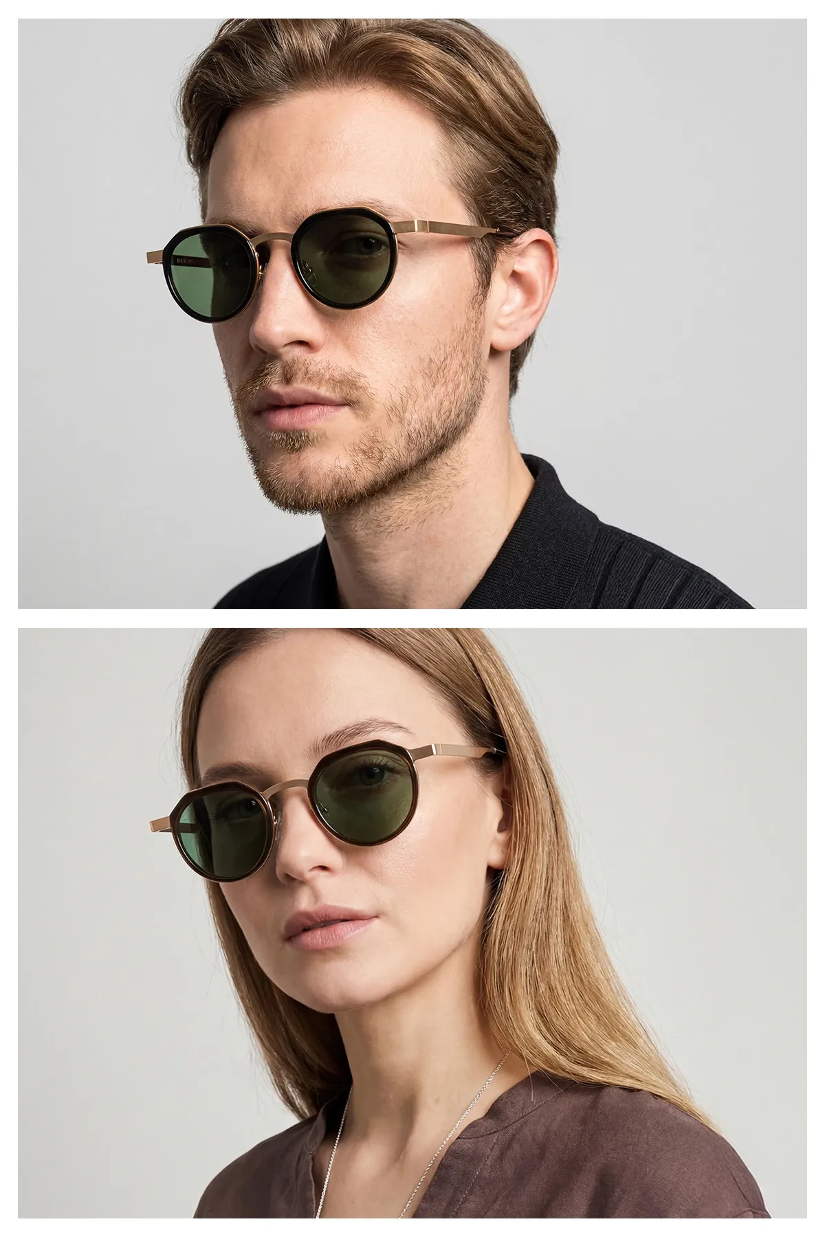 EOH4008 C1 Siyah/Sarı Metal Unisex Güneş Gözlüğü
