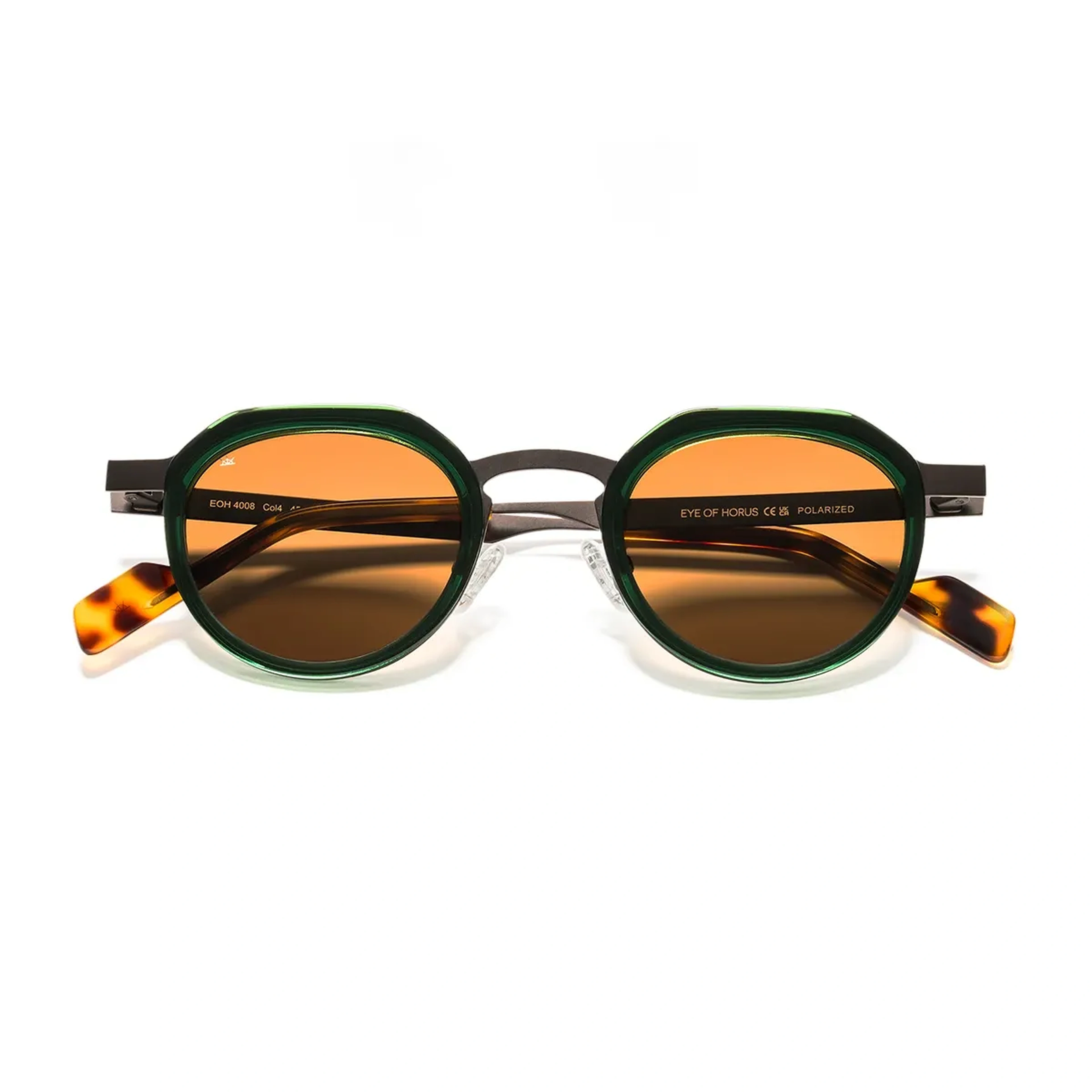 EOH4008 C4 Yeşil/Kahverengi Metal Unisex Güneş Gözlüğü