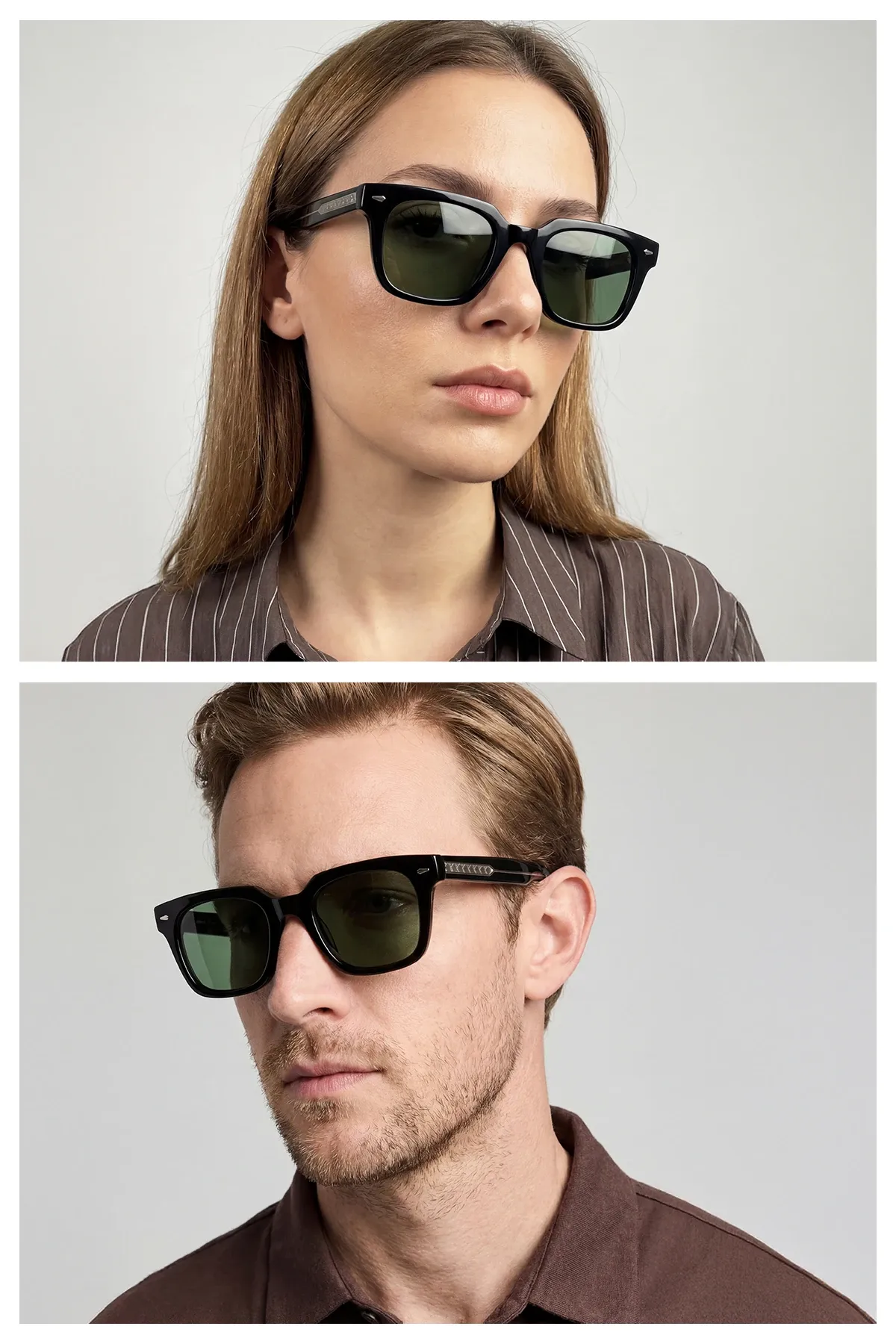 EOH4009 C1 Siyah Asetat Unisex Güneş Gözlüğü