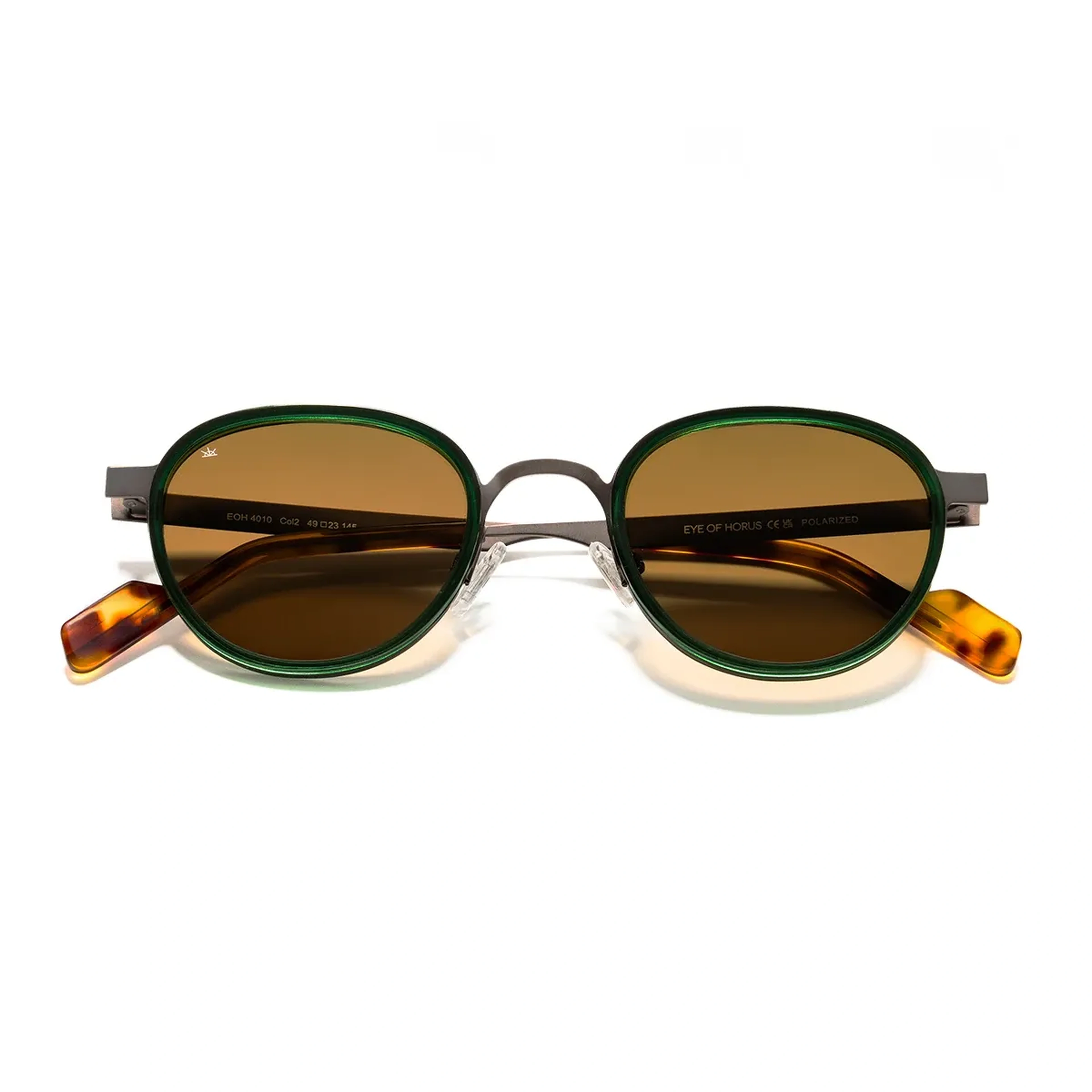 EOH4010 C2 Yeşil/Kahverengi Metal Unisex Güneş Gözlüğü