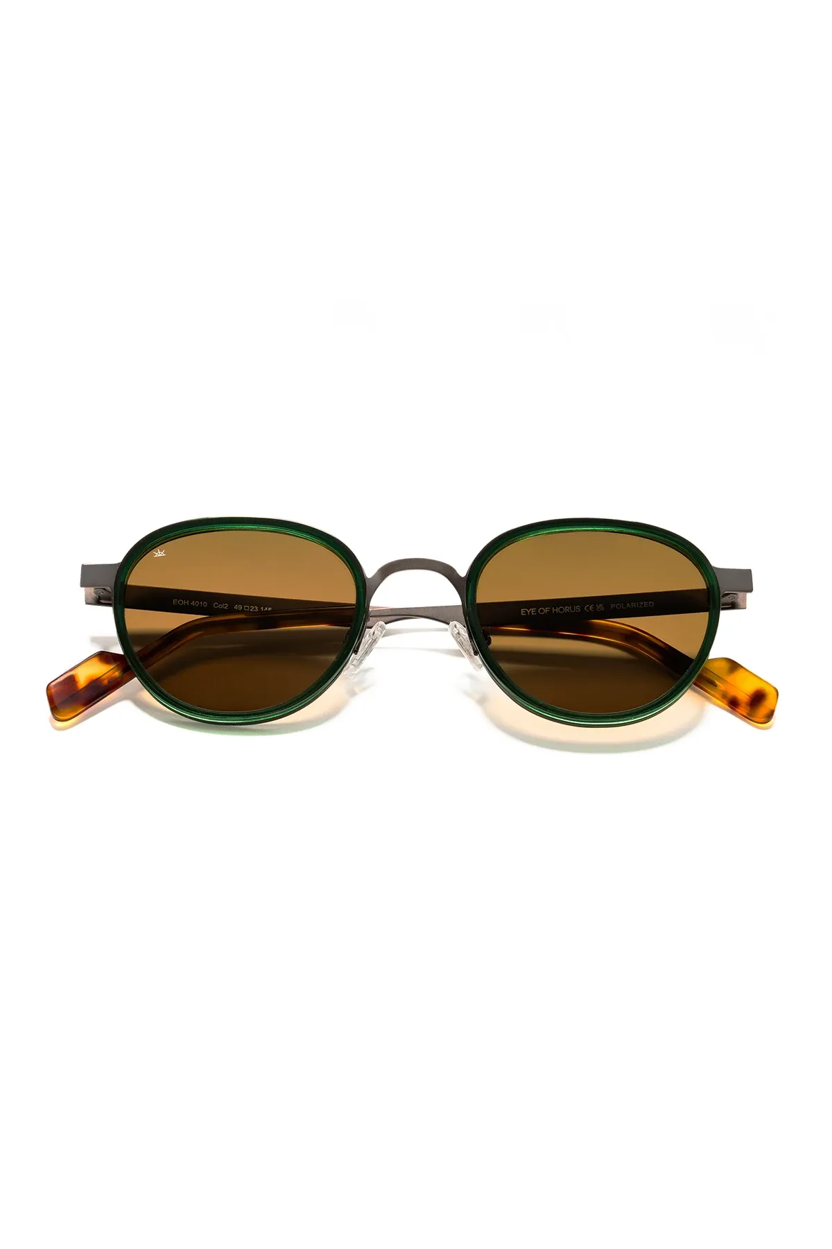 EOH4010 C2 Yeşil/Kahverengi Metal Unisex Güneş Gözlüğü